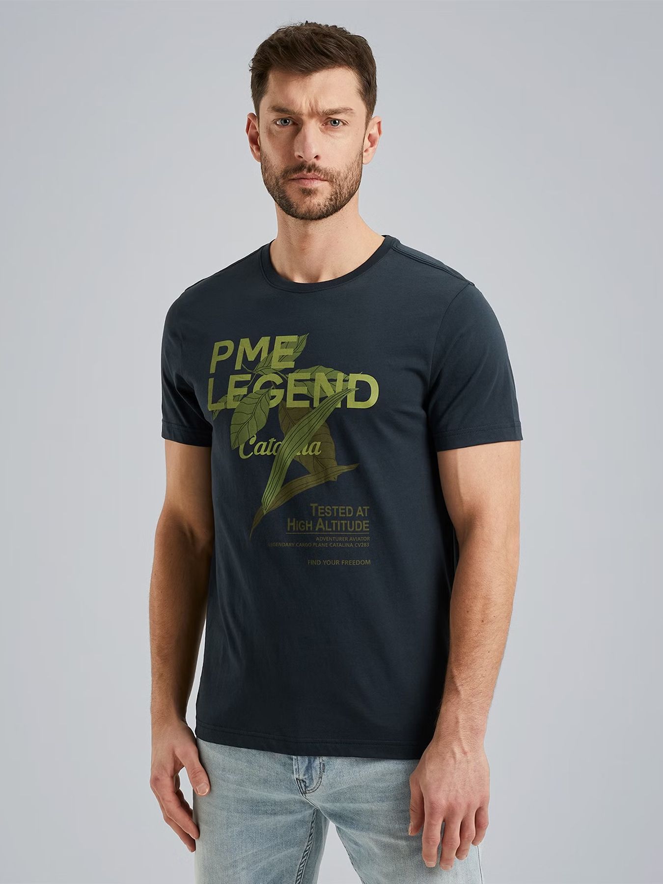 Pme Legend Short sleeve r-neck single jersey Salute 00108549-5281