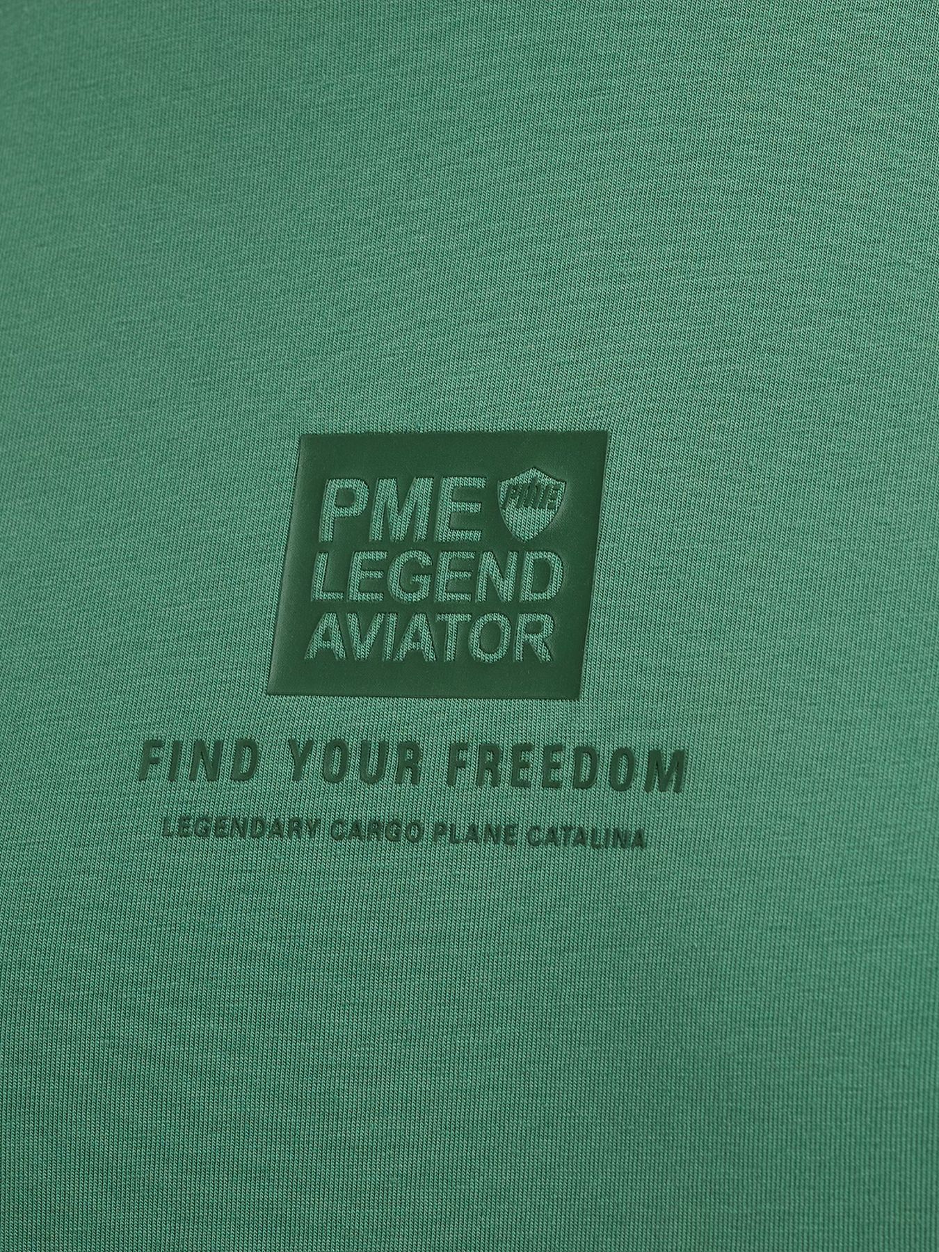 Pme Legend Short sleeve r-neck cotton elastan Comfrey 2900147591011