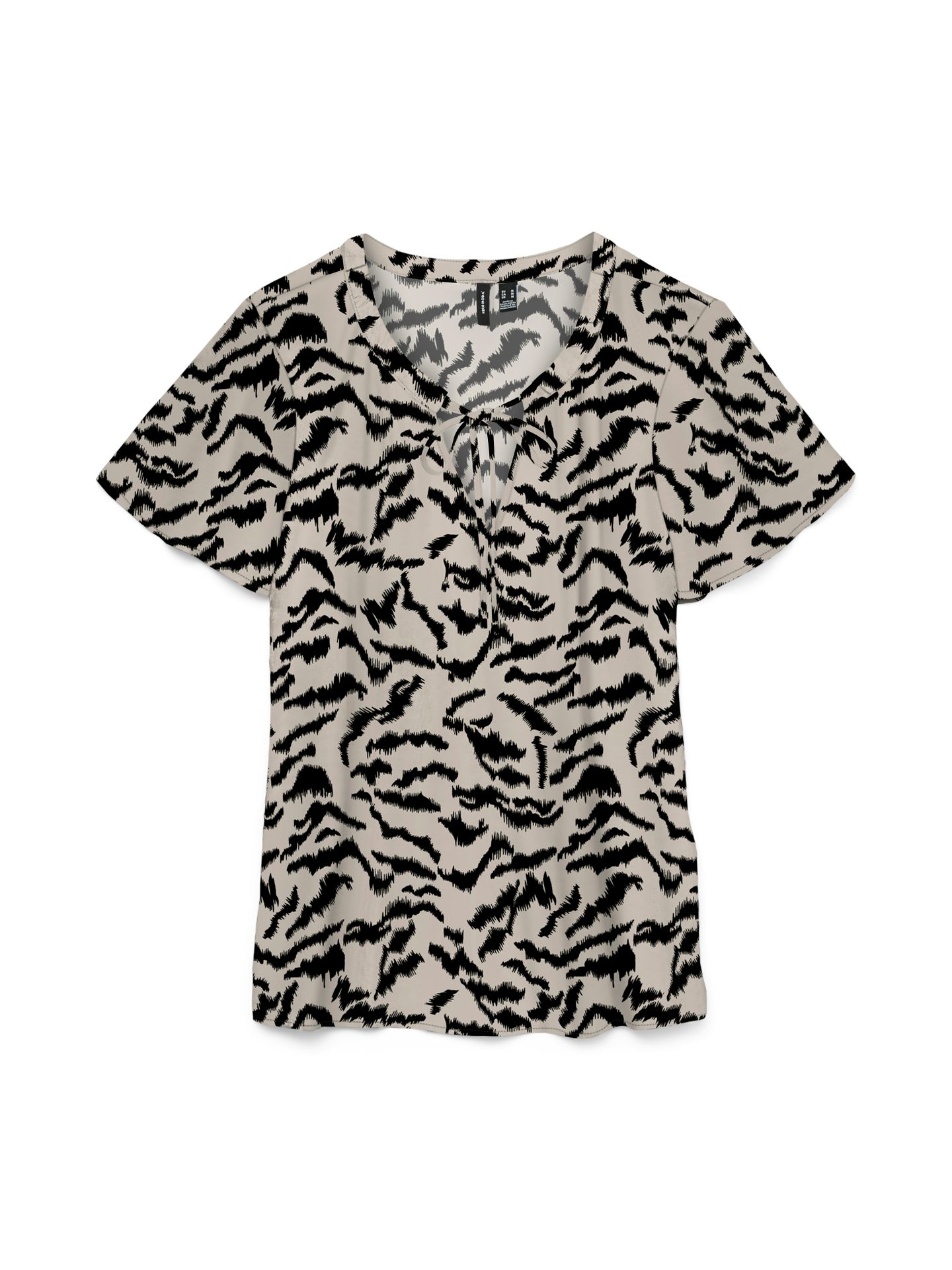 Vero Moda VMMENNY STRING SS TOP WVN GA Silver Lining/Calli 00108560-EKA26011400003447
