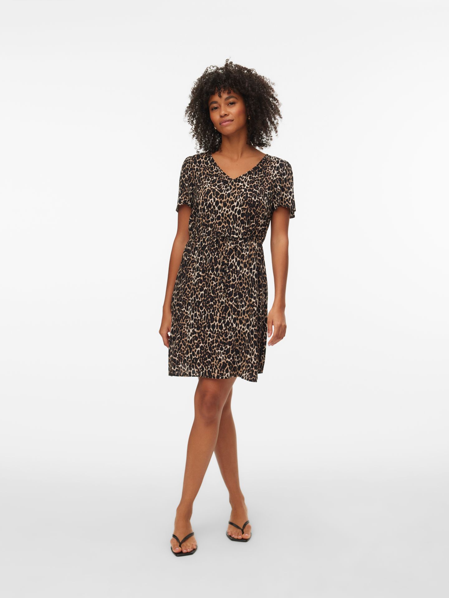 Vero Moda VMEASY JOY SS SHORT DRESS WVN GA Black/Dawn 2900166805038