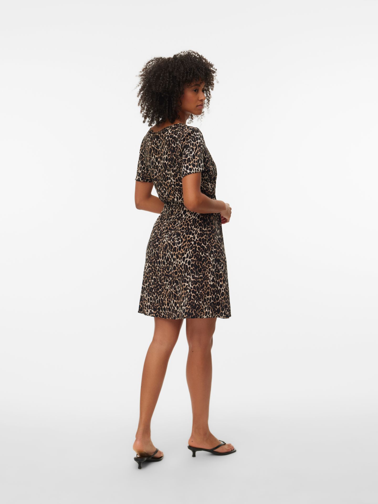 Vero Moda VMEASY JOY SS SHORT DRESS WVN GA Black/Dawn 2900166805038