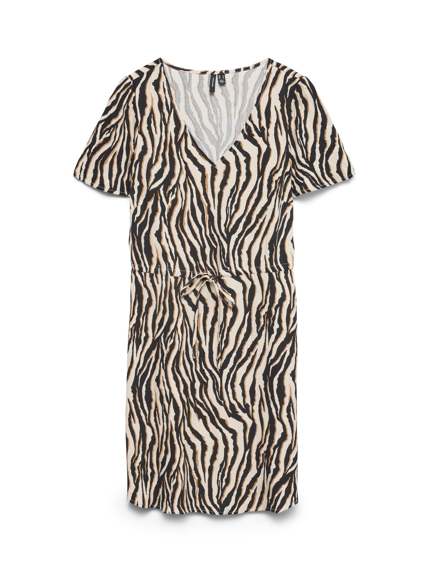 Vero Moda VMEASY JOY SS SHORT DRESS WVN GA Oatmeal/Dolly 00108587-EKA26011400003546