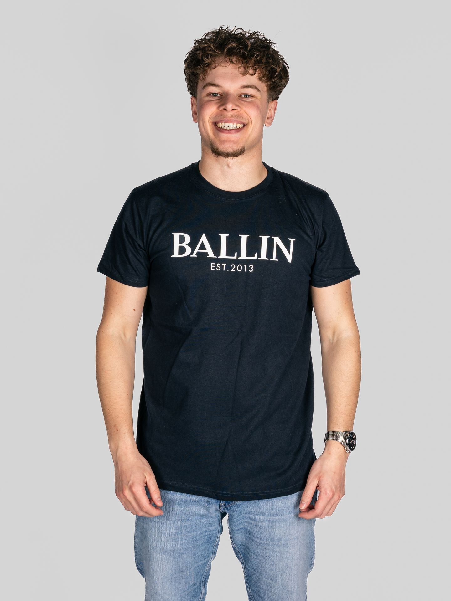 Ballin Basic Tee Navy 00108607-599