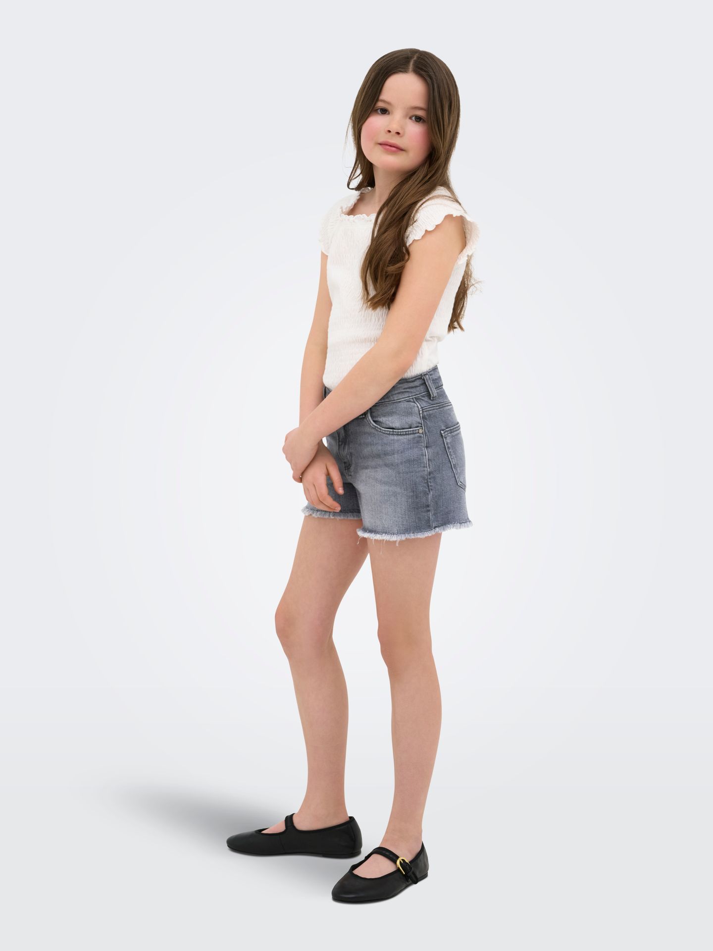 Kids Only KOGROBYN EX VINT DNM SHORTS AZG529 Medium Grey Denim 2900165460061