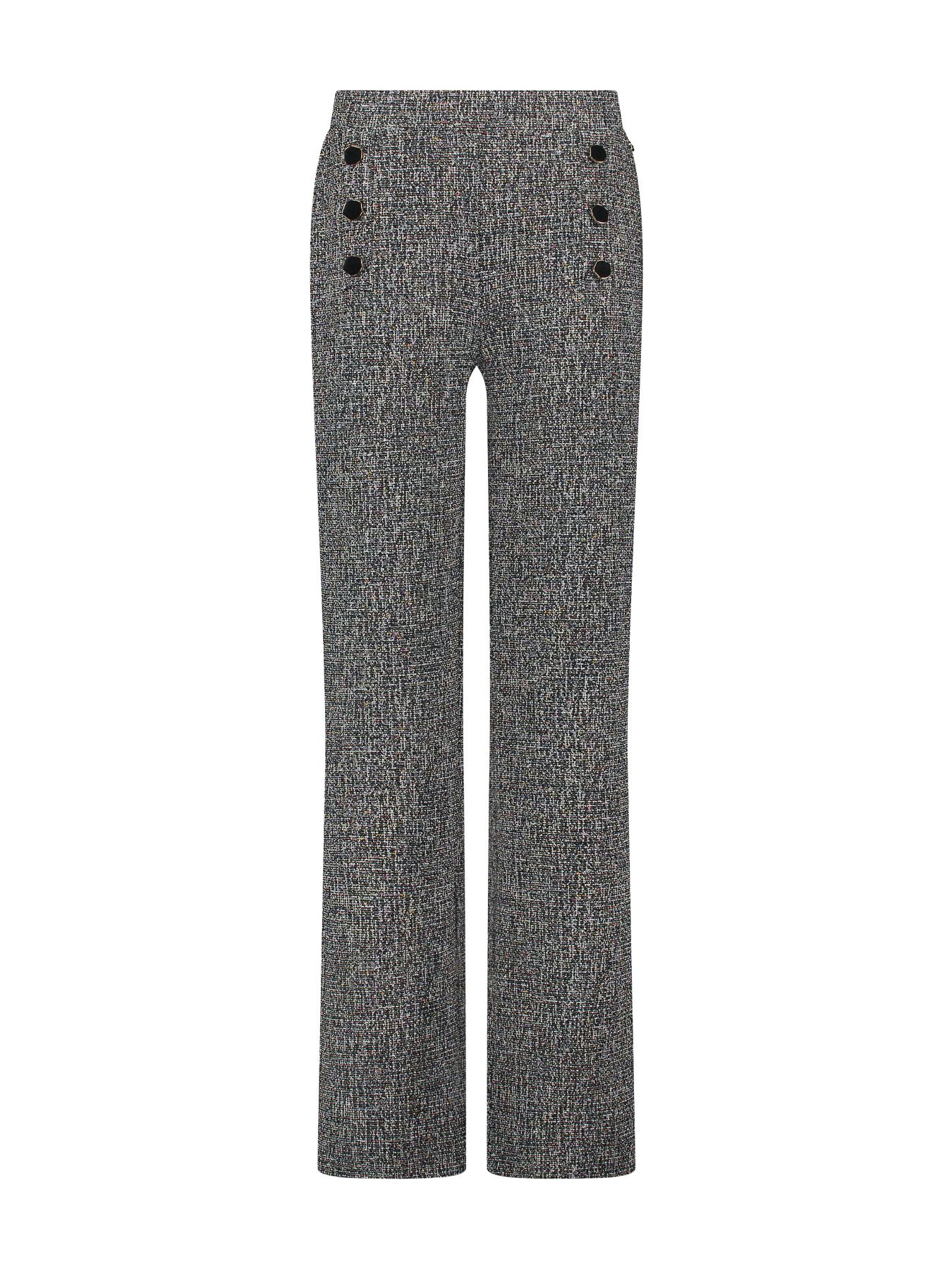 Tramontana Trousers Stretch Tweed Black 009000 2900147776043