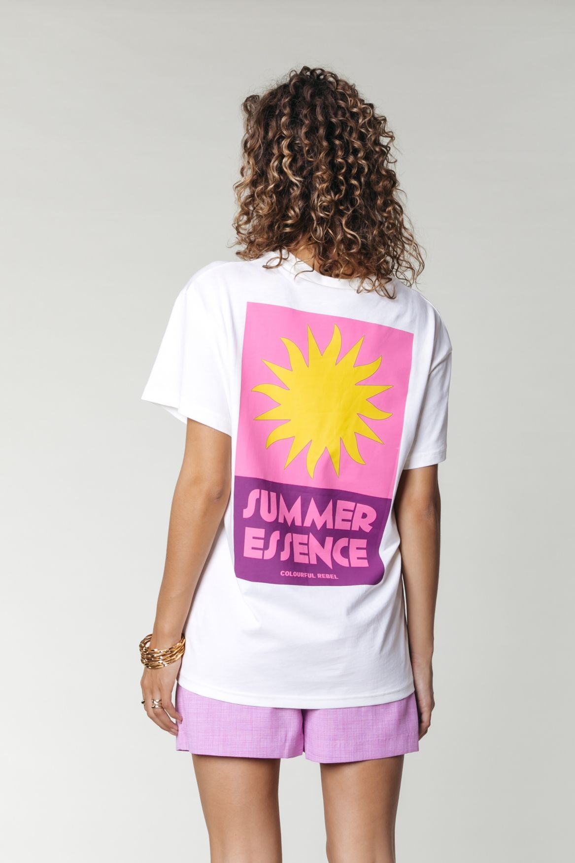 Colourful Rebel Summer Essence Boxy Tee 118 standard white 00108644-EKA26011600000039