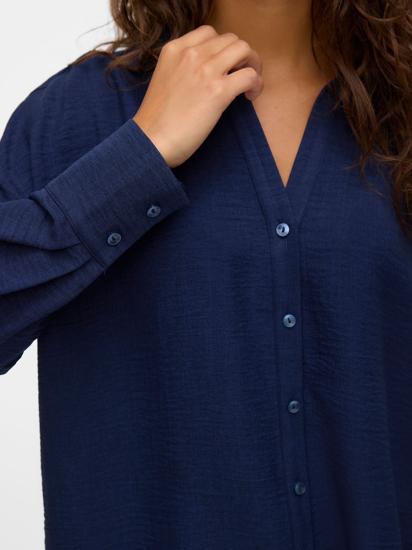 Vero Moda VMMELANEY QUEENY LS SHIRT WVN NOOS Navy Blazer 2900158829042