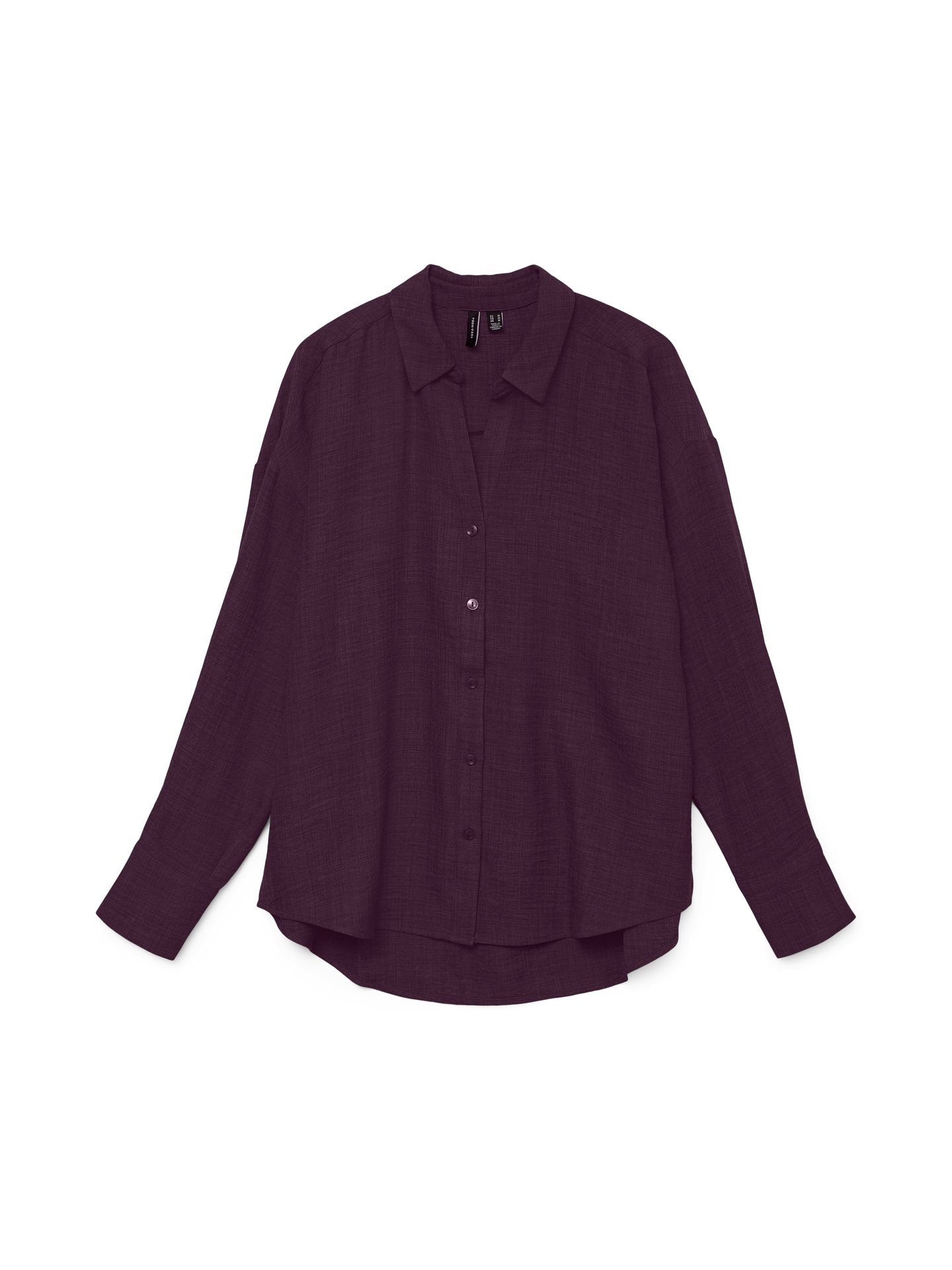 Vero Moda VMMELANEY QUEENY LS SHIRT WVN NOOS Winetasting 00108662-EKA26011400003045