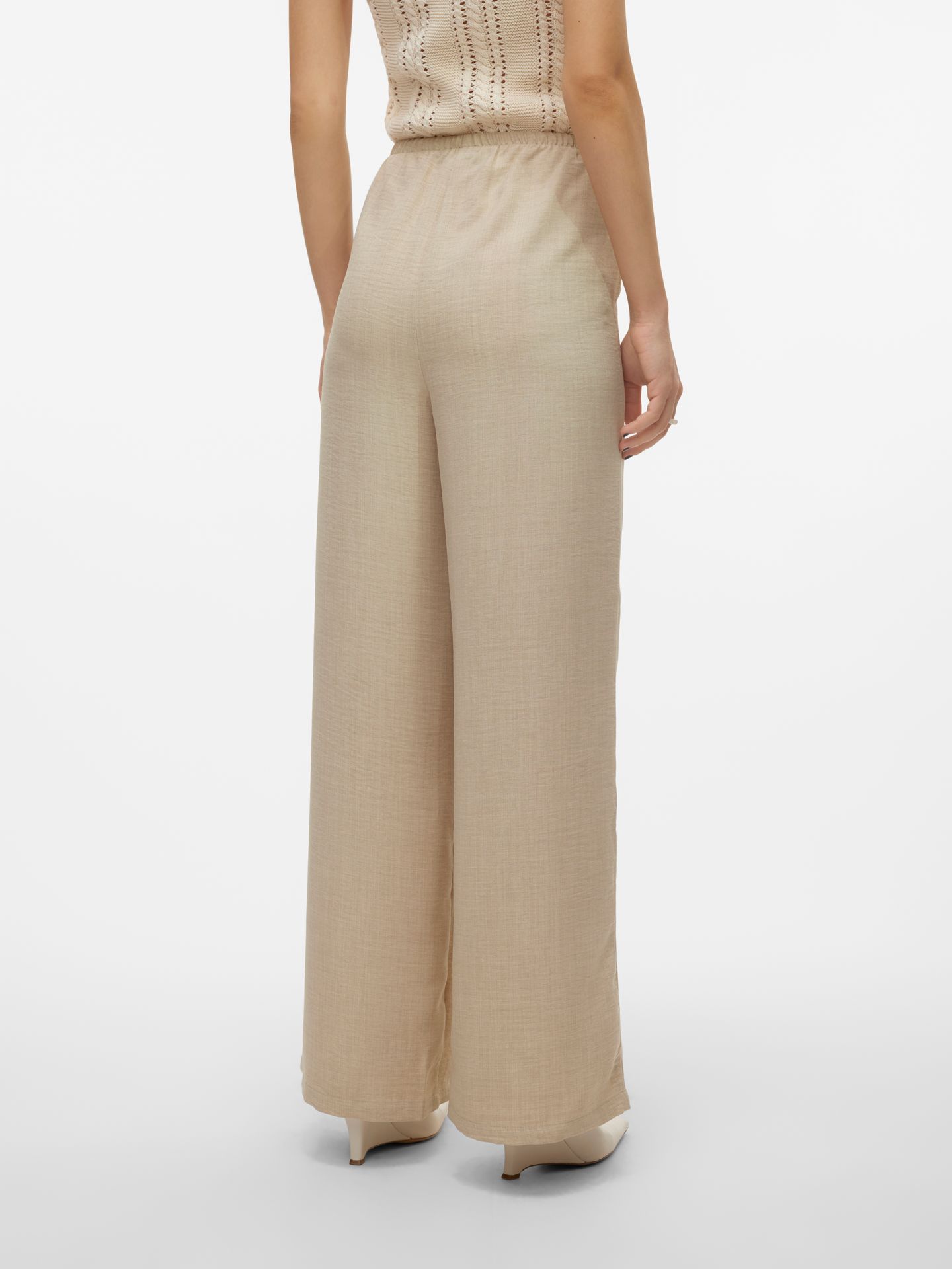 Vero Moda VMMELANEY HW LOOSE PANT WVN GA NOOS Overcast/Melange 2900147814035 Vero Moda VMMELANEY HW LOOSE PANT WVN GA NOOS Overcast/Melange 2900147814035
