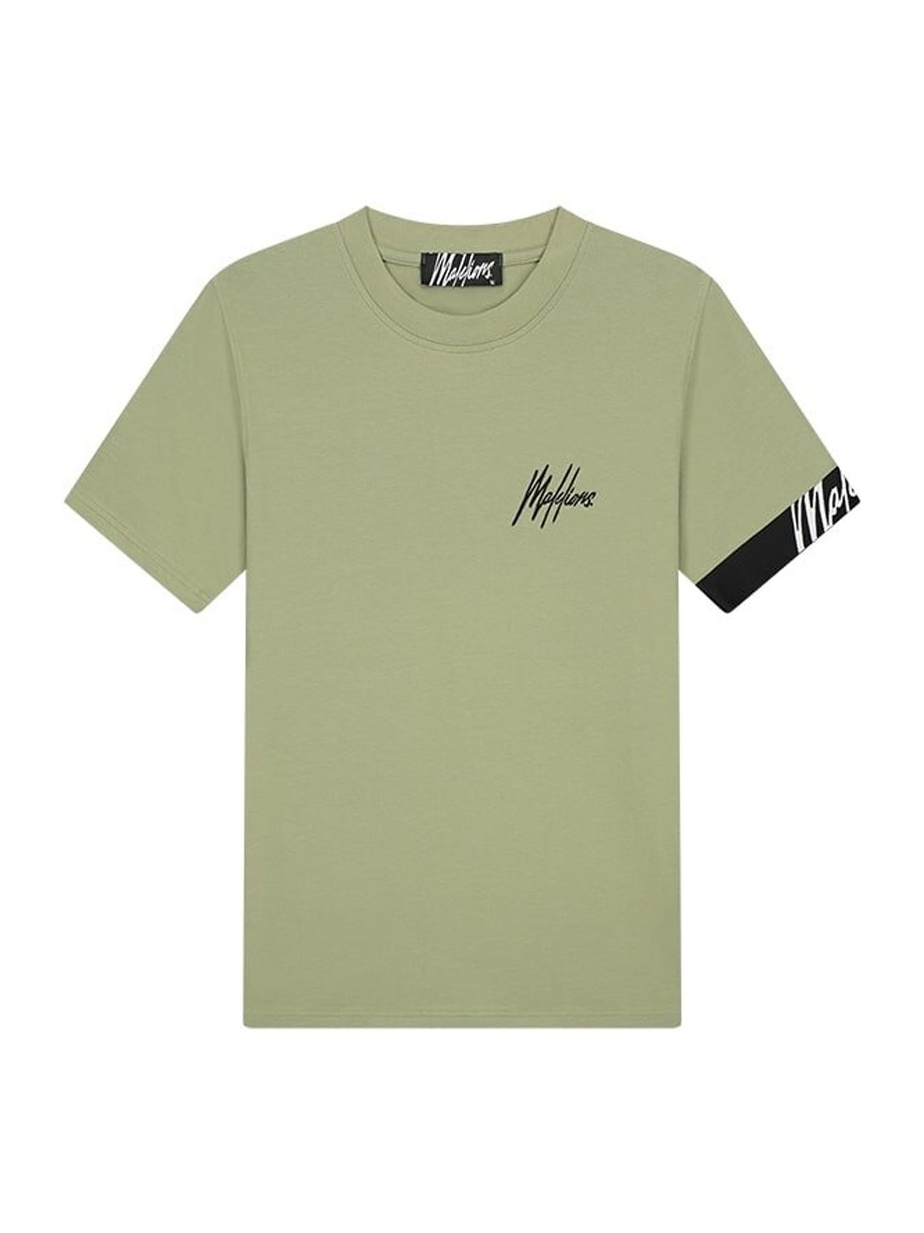 Malelions Men Captain t-shirt 2.0 light sage/Black 00108667-425