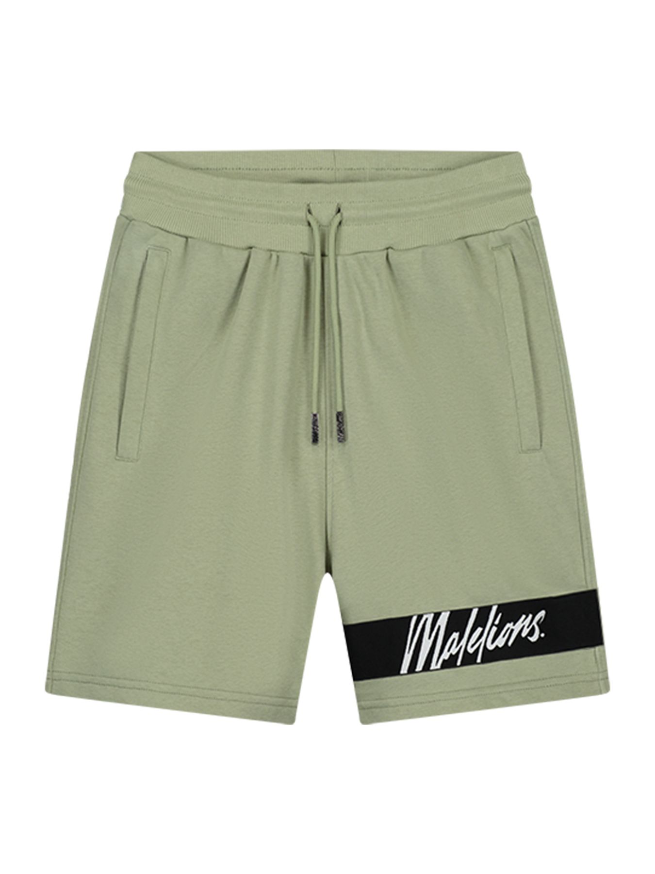 Malelions Men Captain shorts Sage 00108668-6377