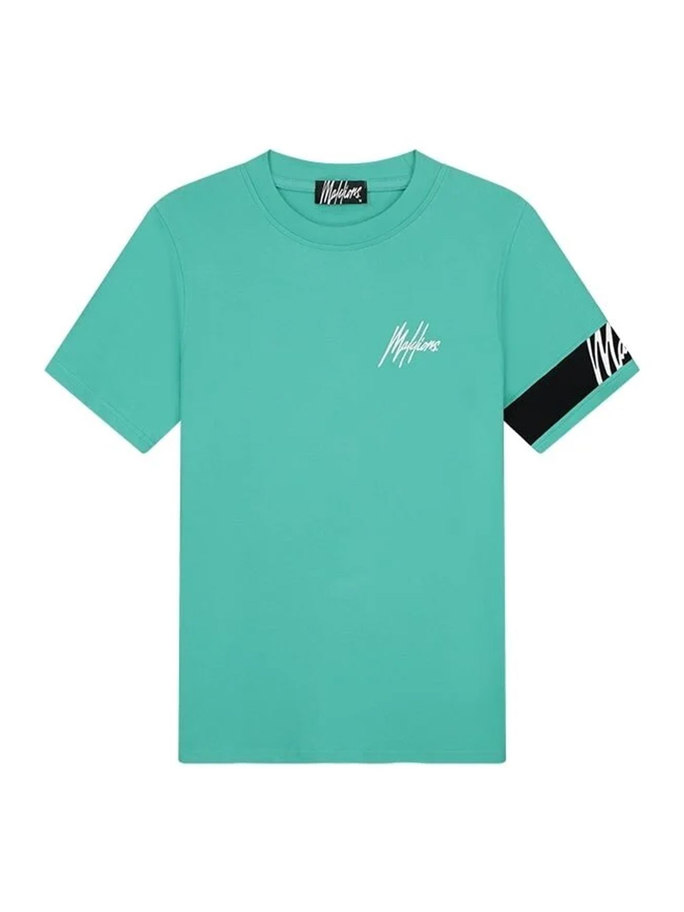 Malelions Men Captain t-shirt Turquoise/black 00108669-984