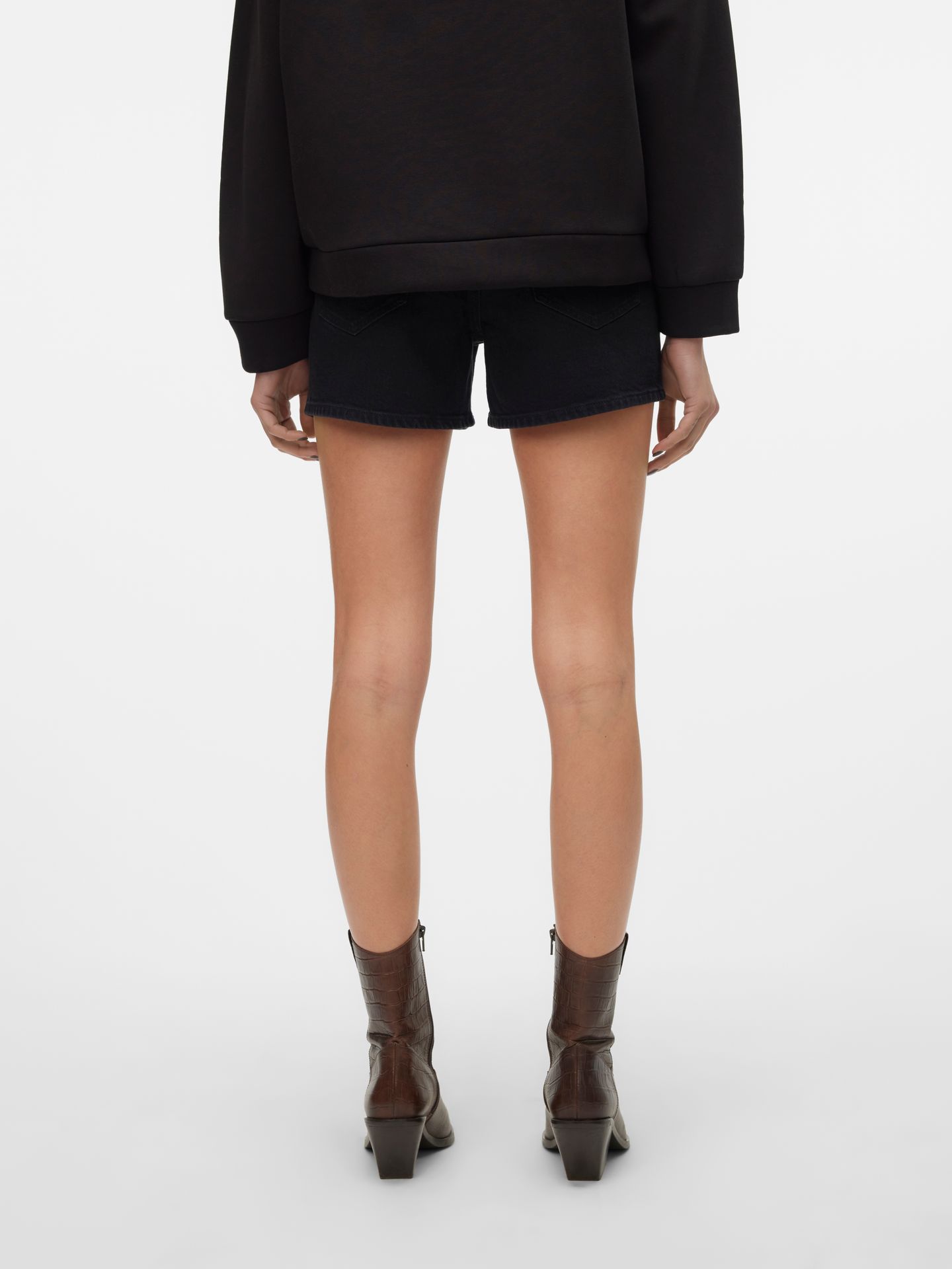 Vero Moda VMTESS MR SHORT DNM SHORTS MIX GA N Black Denim 2900155625012