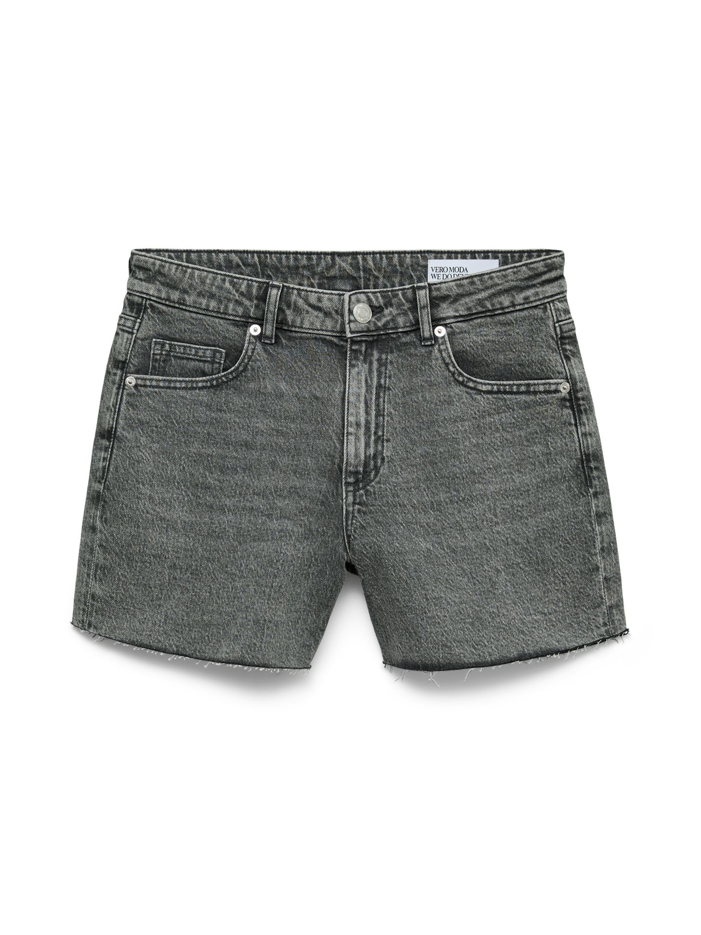 Vero Moda VMTESS MR SHORT DNM SHORTS MIX GA N Medium Grey Denim/Cut hem 2900166851059