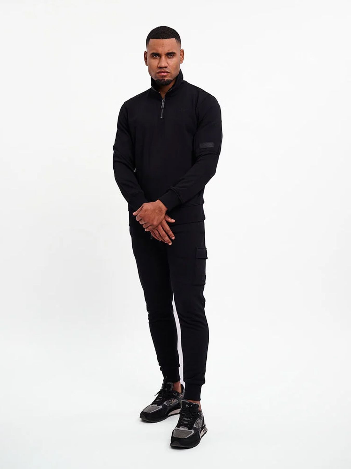 Malelions Men cargo sweatpants Black 2900147877030