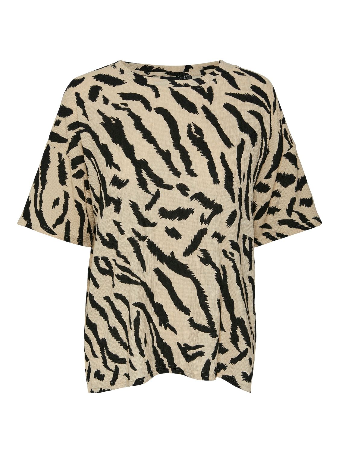 Pieces PCLUNA SS OVERSIZE TEE SA BC White Pepper/Animal 2900147891029