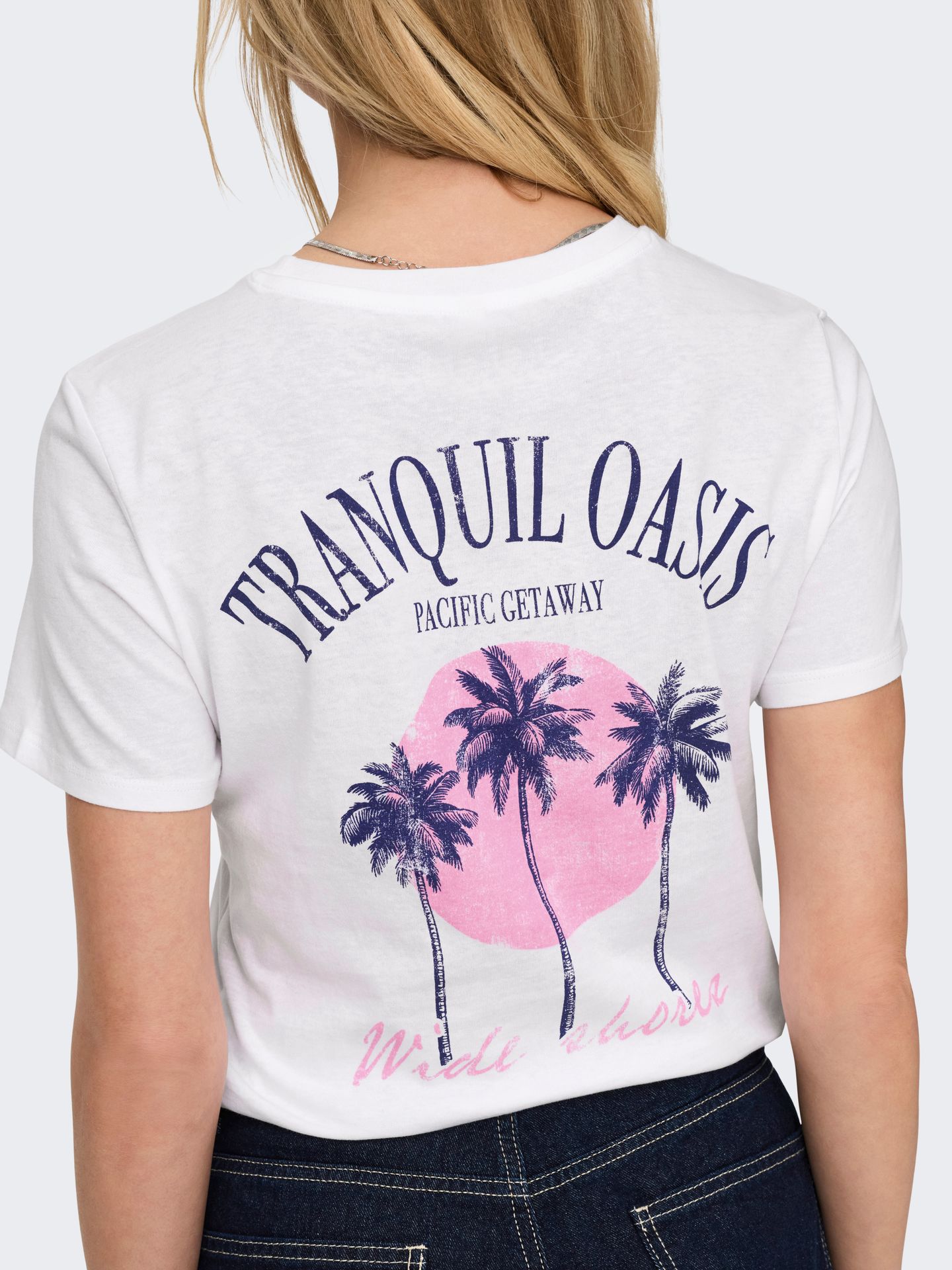 Only ONLLUCIA REG S/S TOP JRS Bright White/Oasis 2900156198010 Only ONLLUCIA REG S/S TOP JRS Bright White/Oasis 2900156198010