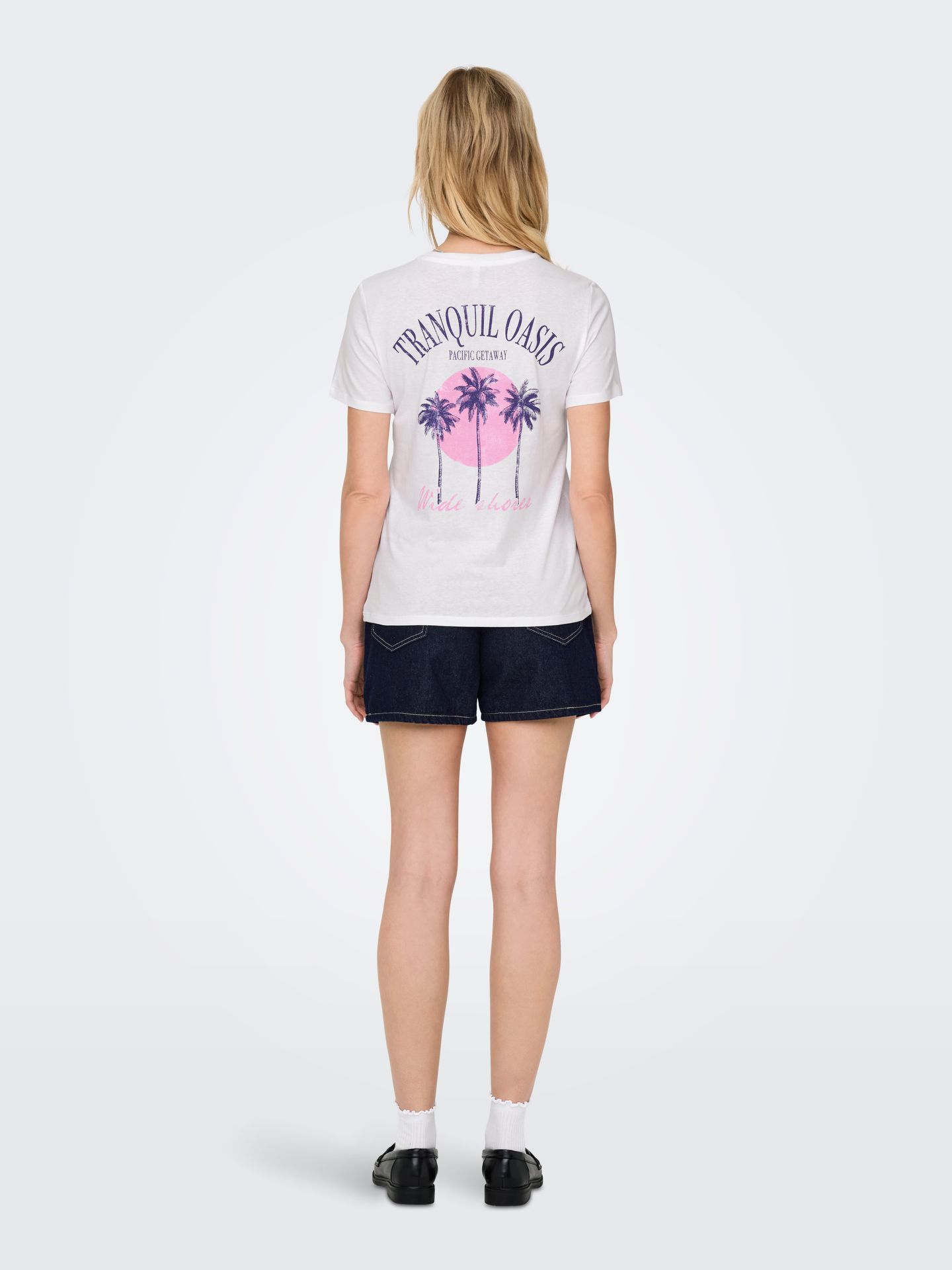 Only ONLLUCIA REG S/S TOP JRS Bright White/Oasis 2900156198010 Only ONLLUCIA REG S/S TOP JRS Bright White/Oasis 2900156198010