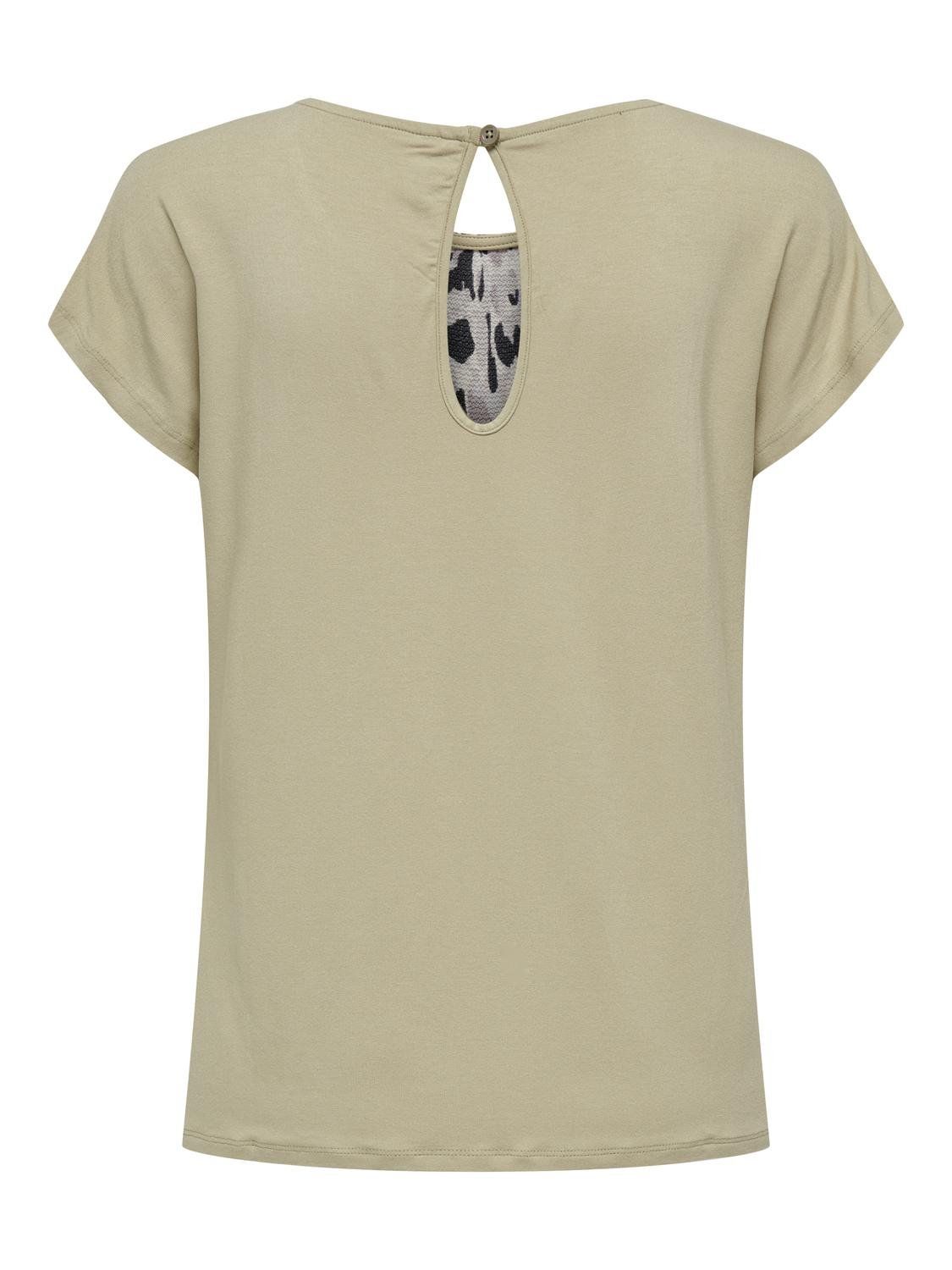 Only ONLVIGGA S/S AOP TOP BOX JRS Trench Coat/Hills graphic 2900147903029