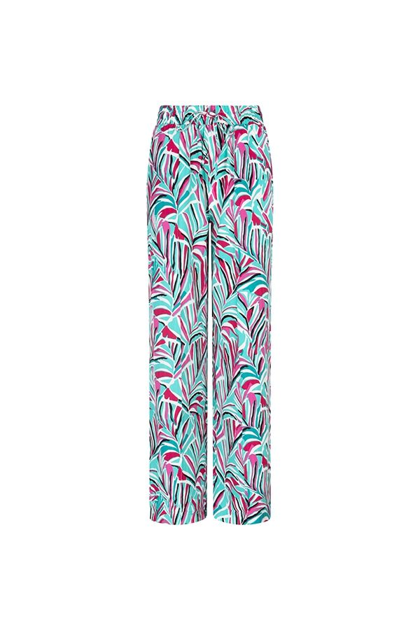 Lofty Manner Trouser Cassidy 777 palm leaves print 2900147992078