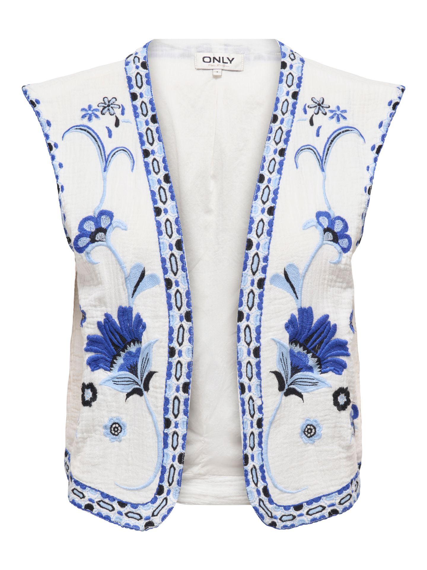 Only ONLTHYRA LIFE SL EMB VEST WVN CS Cloud Dancer/Lemons 2900156458022