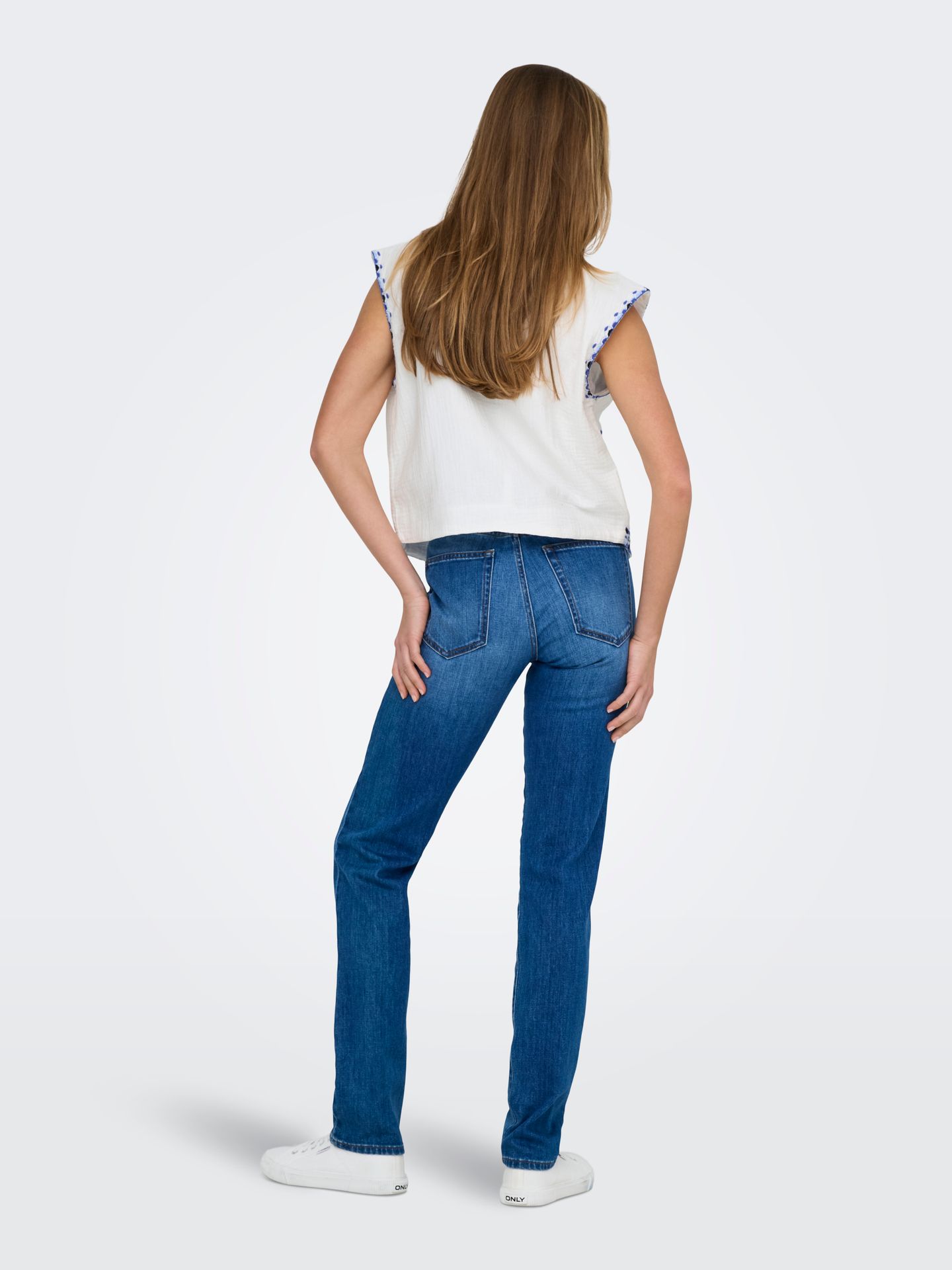 Only ONLTHYRA LIFE SL EMB VEST WVN CS Cloud Dancer/Lemons 2900156458022