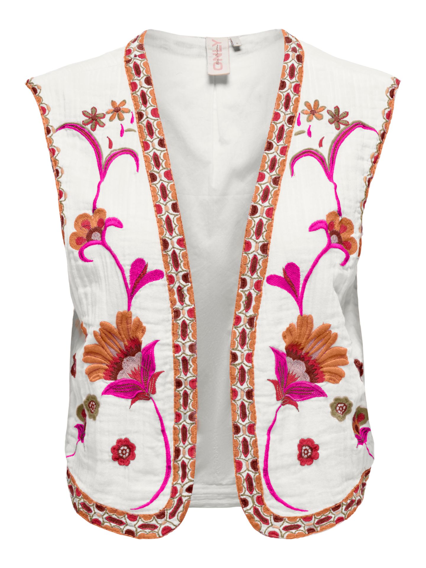 Only ONLTHYRA LIFE SL EMB VEST WVN CS Cloud Dancer/Summer pocket (fuchsia 00108821-EKA26011400002867