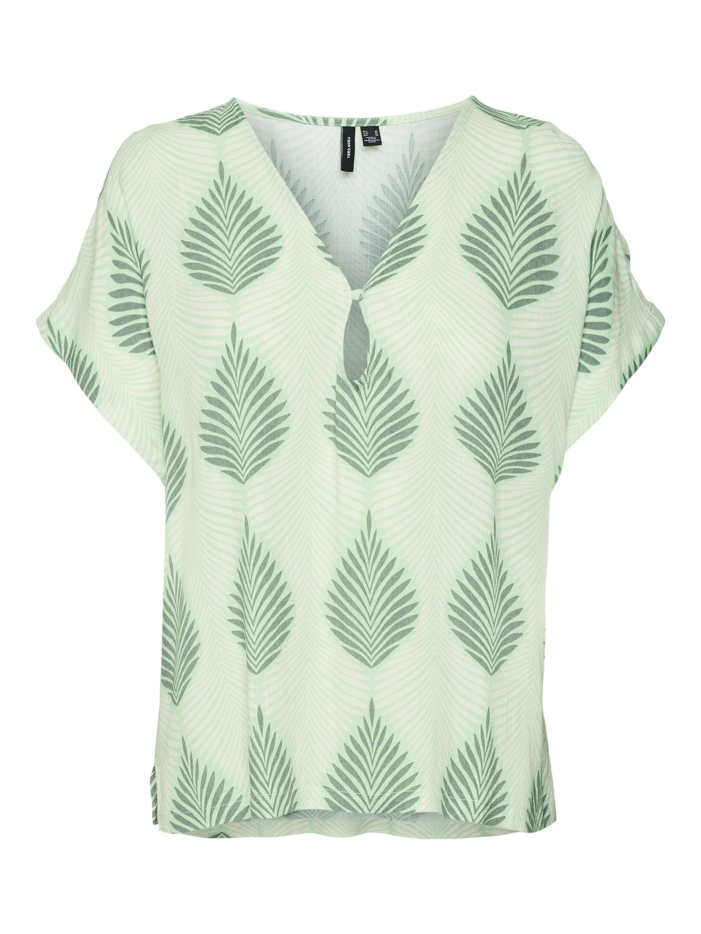 Vero Moda VMTULA OLGA SS WIDE TOP WVN GA Paradise Green/Olga 00108860-EKA26011400002345