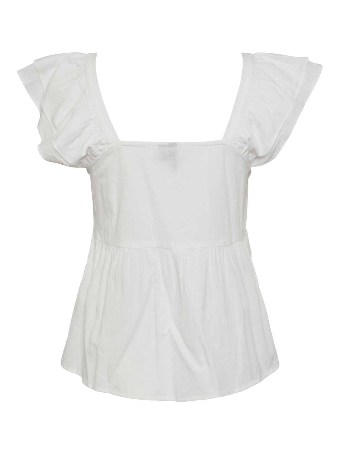 Pieces PCMILLA SL FLOUNCE TOP Bright White 2900148544016