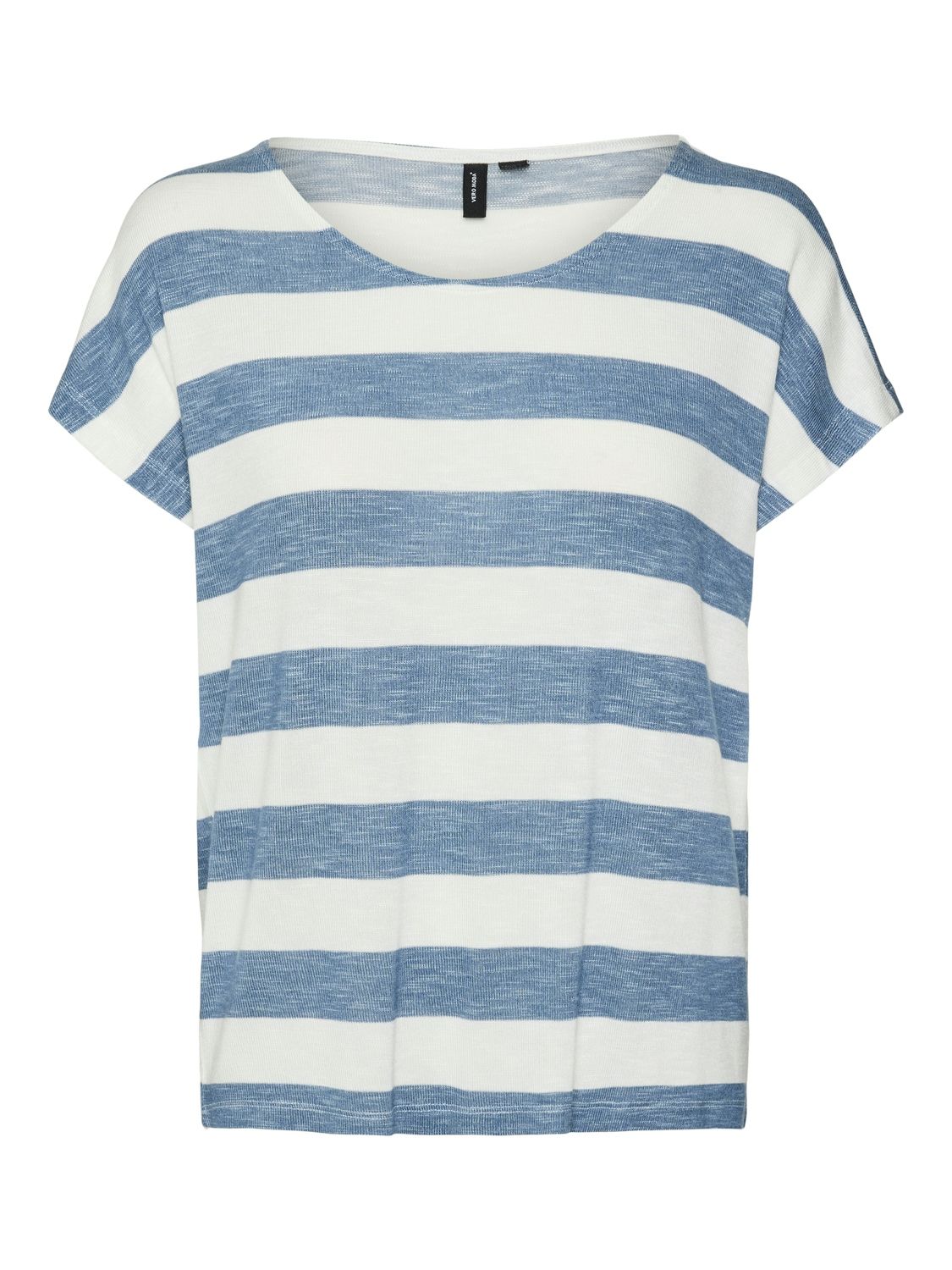 Vero Moda VMWIDE STRIPE SL TOP GA JRS NOOS China Blue/SNOW WHITE 00109076-EKA26011400002367