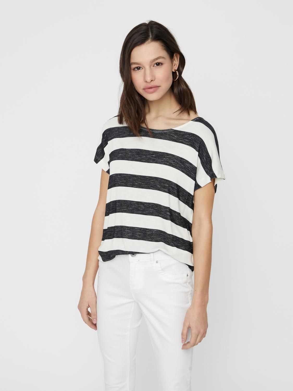 VMWIDE STRIPE SL TOP GA JRS NOOS