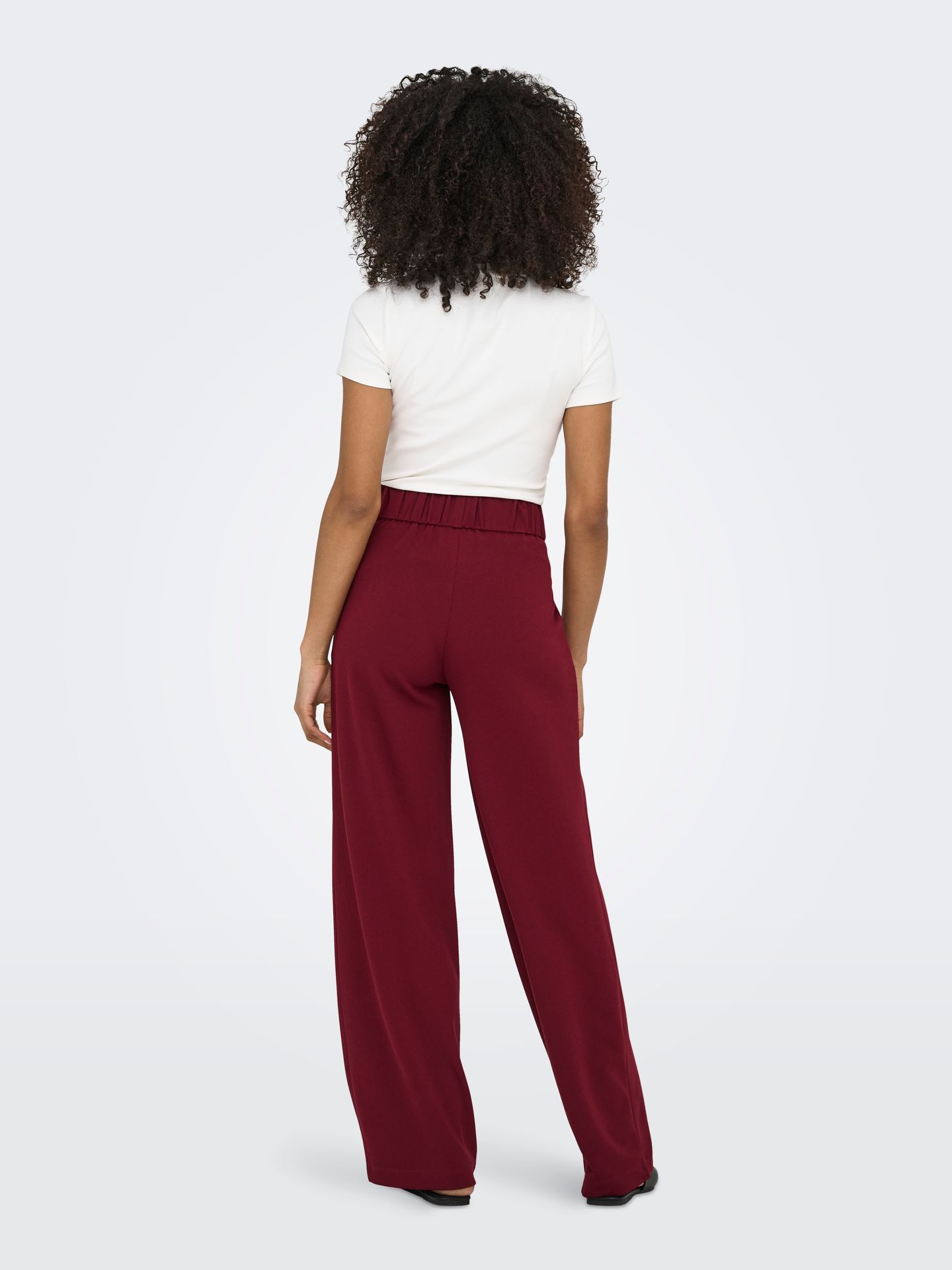 JDY JDYGEGGO NEW LONG PANT JRS NOOS Cabernet/BLACK BUTTONS 2900157097077