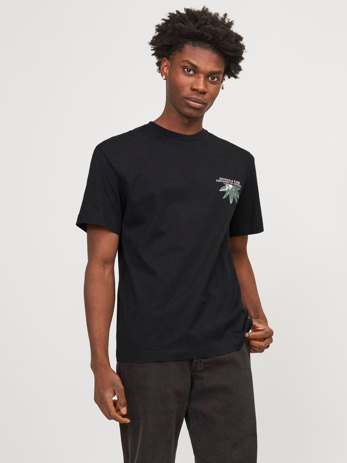 JORTAMPA BACK TEE SS CREW NECK SN