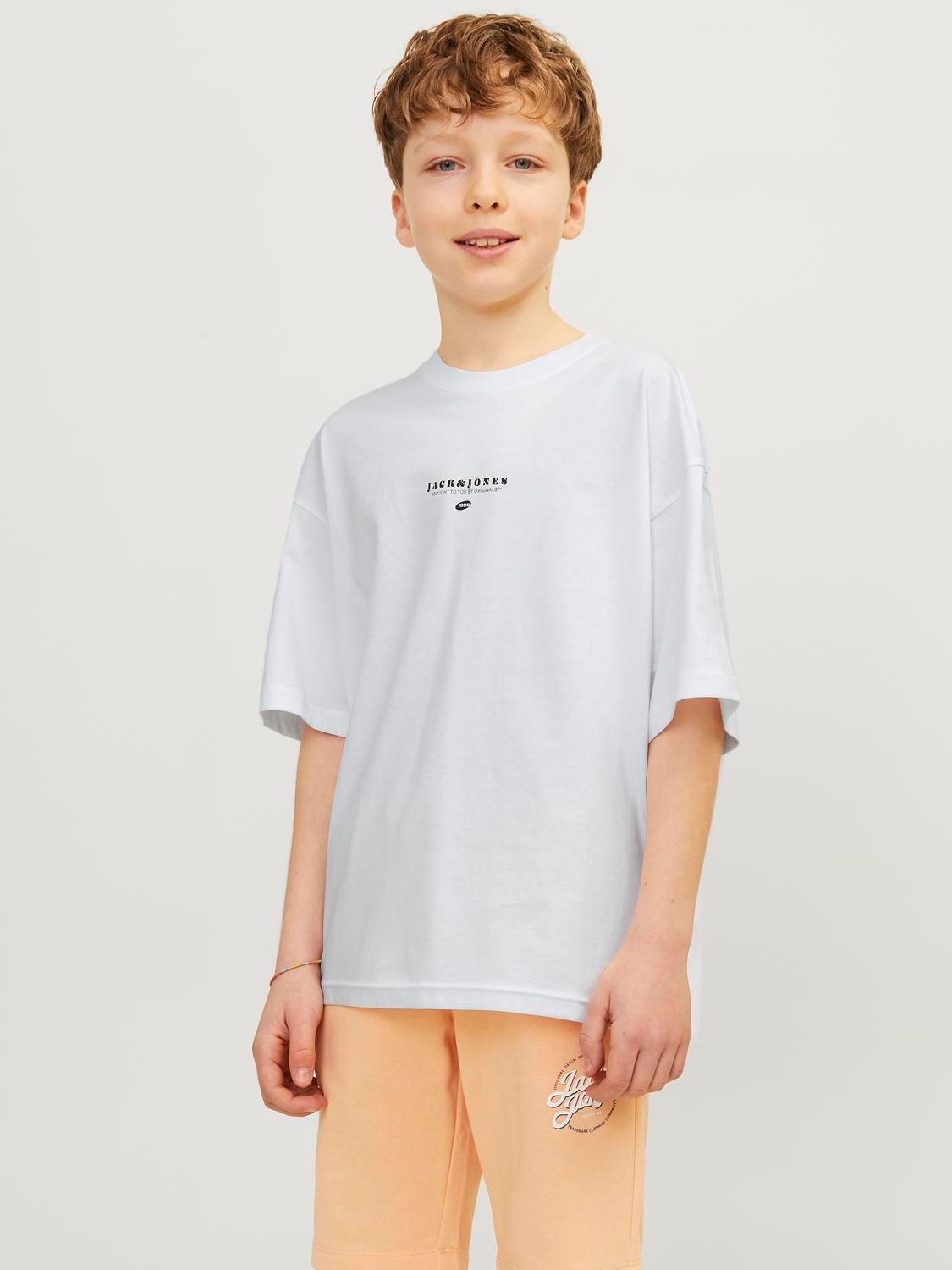 Jack & Jones JORMARBELLA BACK TEE SS CREW NECK J Bright White 00109125-EKA26011400001494