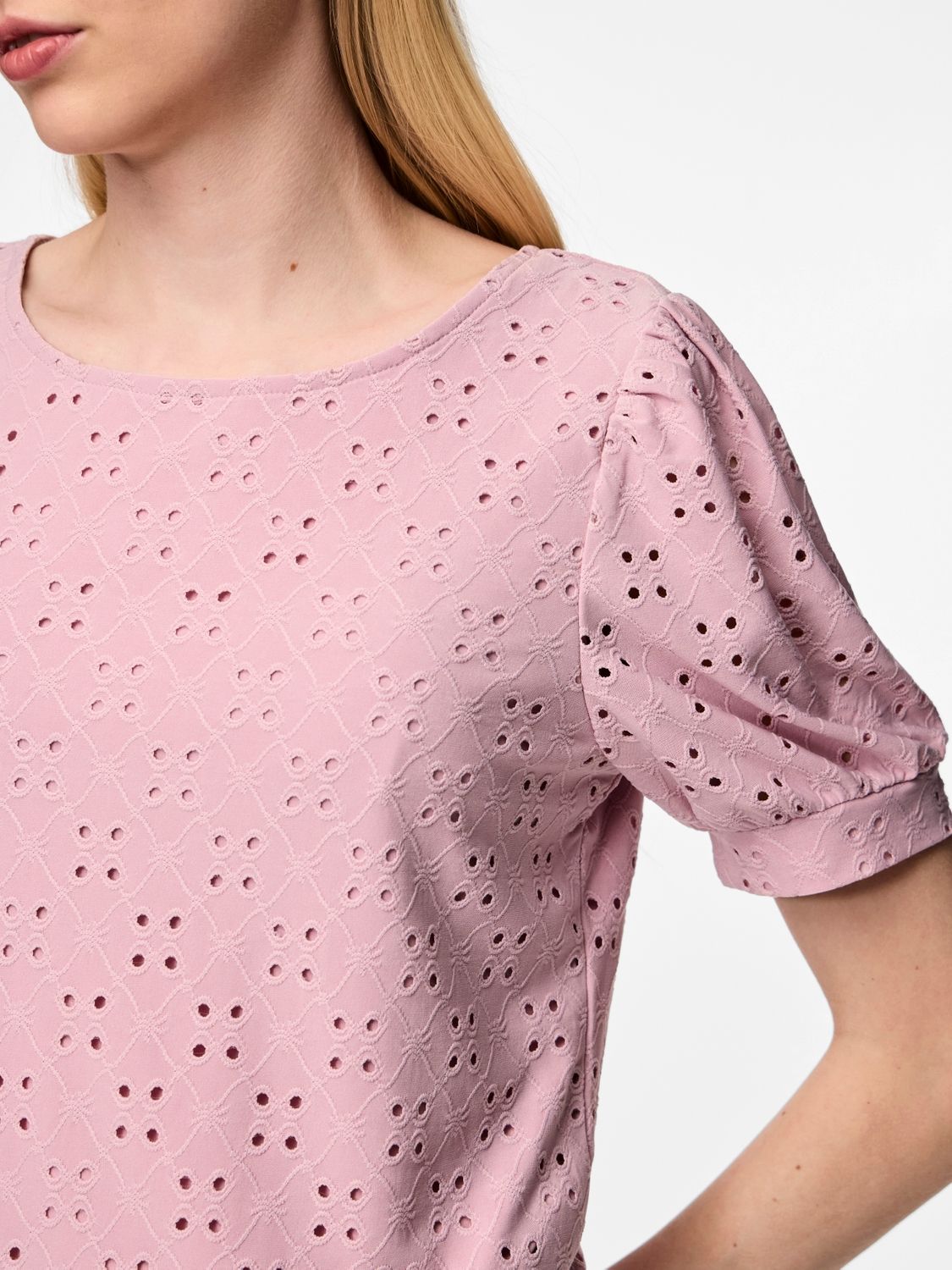 Pieces PCMIMI SS O-NECK TOP BC Dawn Pink 2900148681032