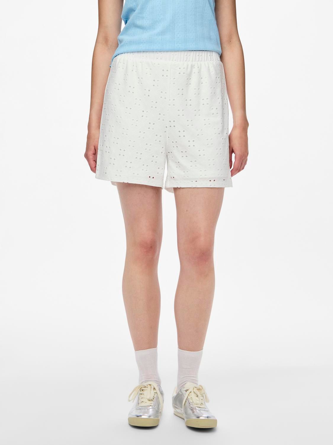 Pieces PCMIMI HW SHORTS BC Bright White 2900148685016