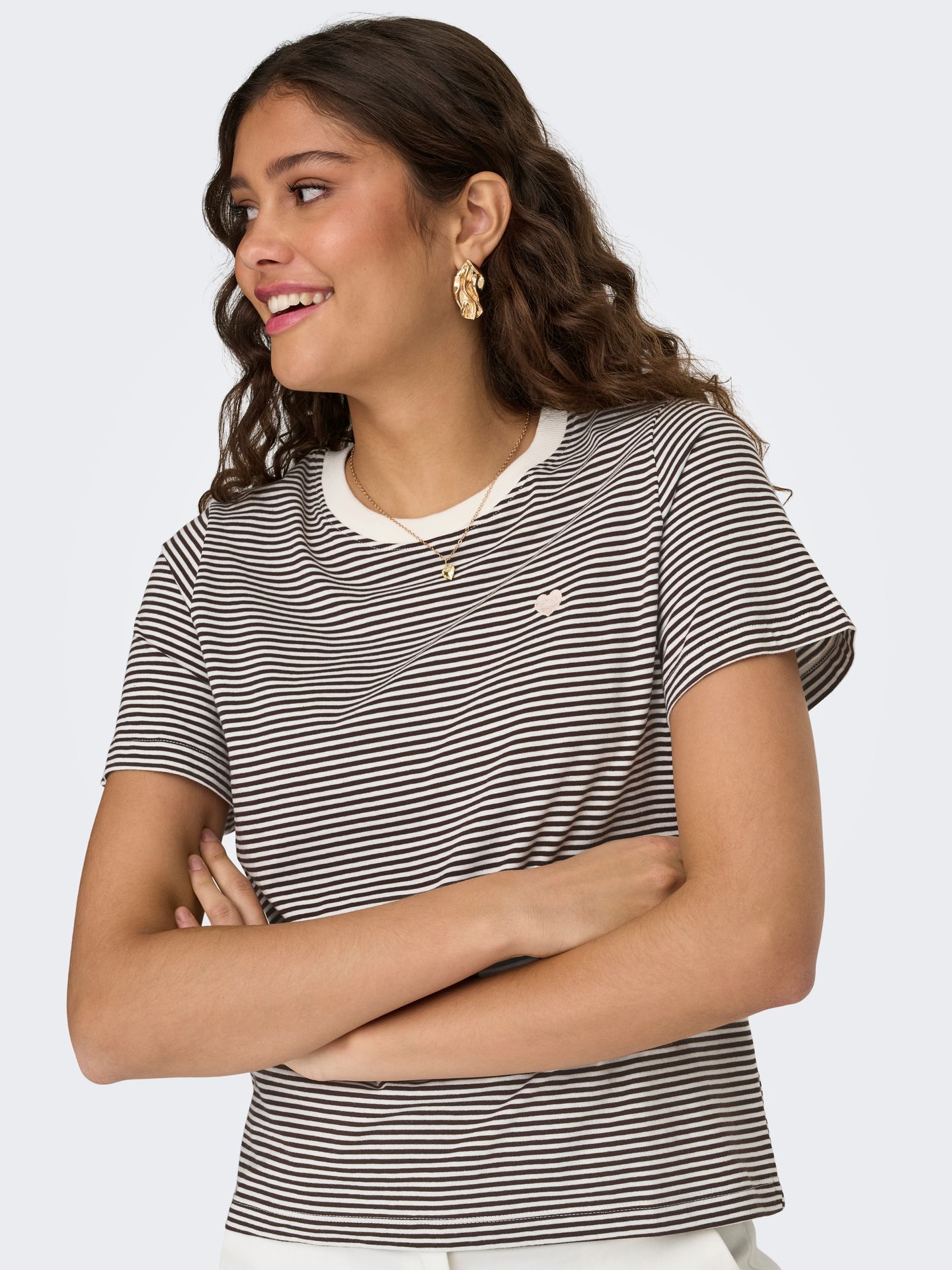 JDY JDYPISA S/S PRINT TOP JRS NOOS Cloud Dancer/471 Multi ditsy 2900164006048