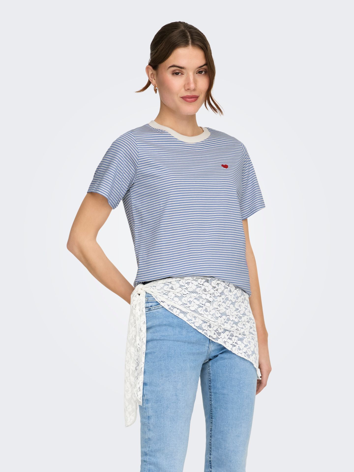 Only JDYPISA S/S PRINT TOP JRS NOOS Ebb And Flow/CD STRIPES AND BS HEAR 00109182-EKA26011400003209