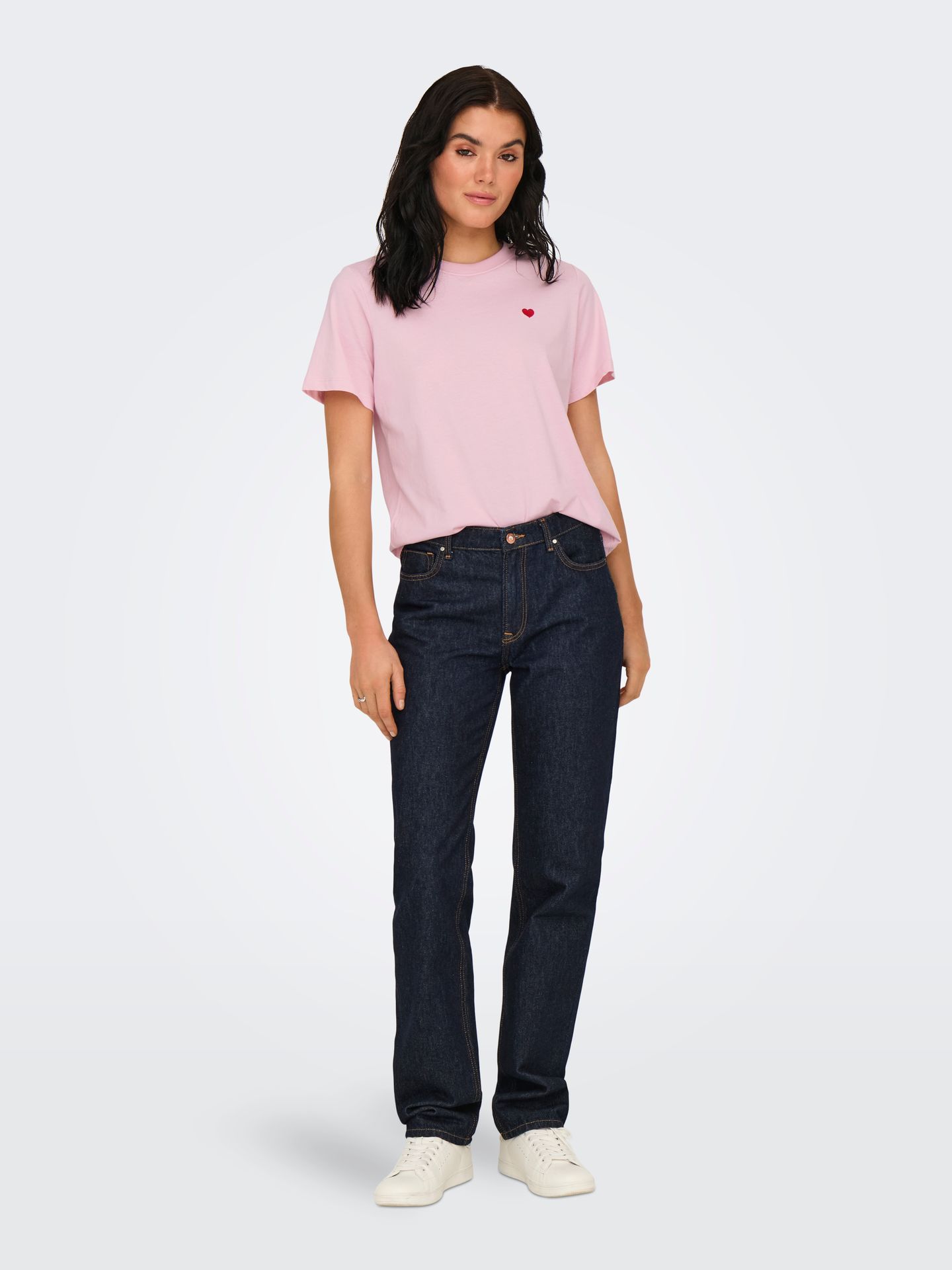 JDY JDYPISA S/S PRINT TOP JRS NOOS Parfait Pink/BITTERSWEET HEART 2900164060019