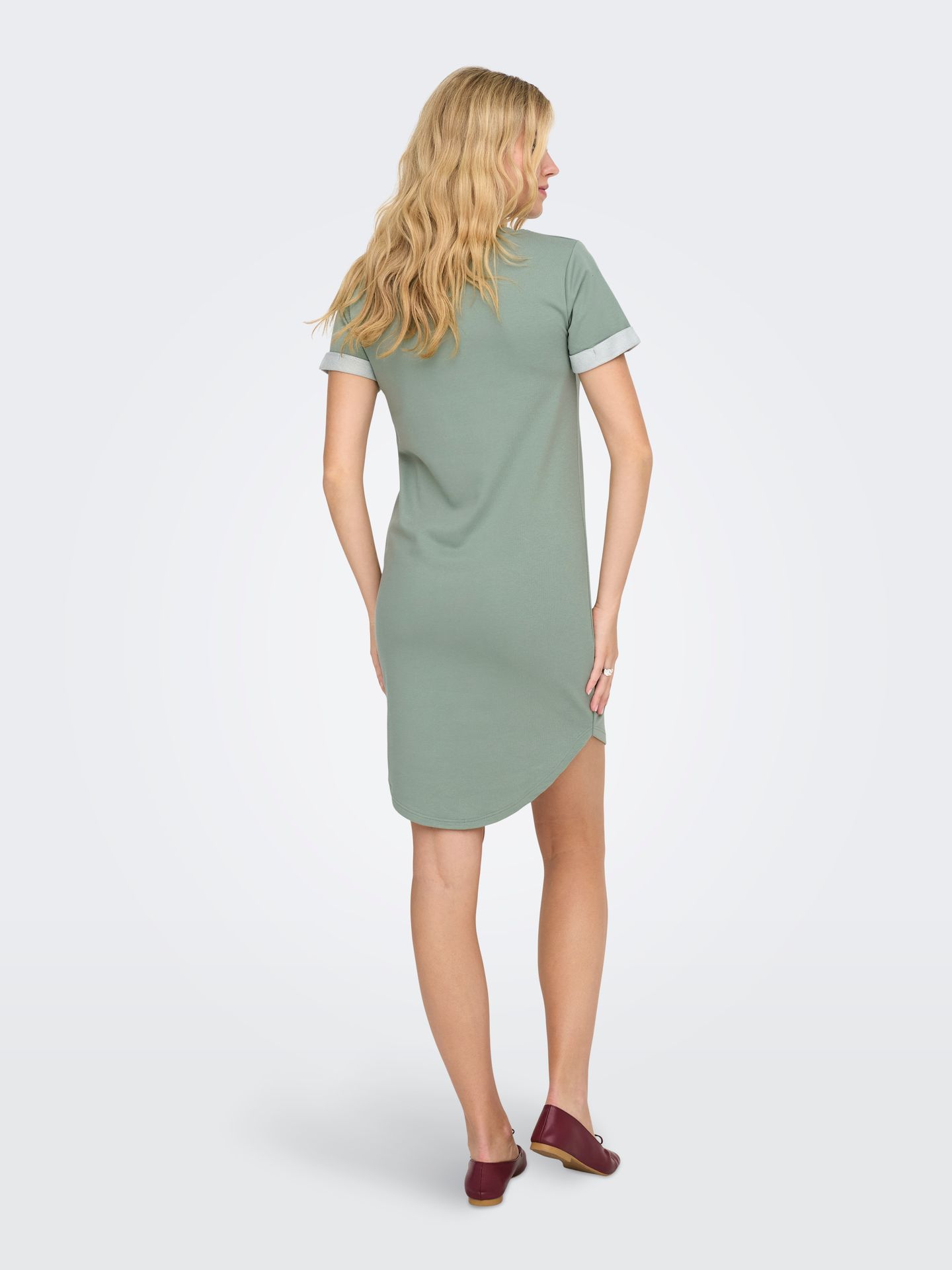 JDY JDYIVY S/S DRESS JRS NOOS Chinois Green/BLACK BUTTONS 2900164011035