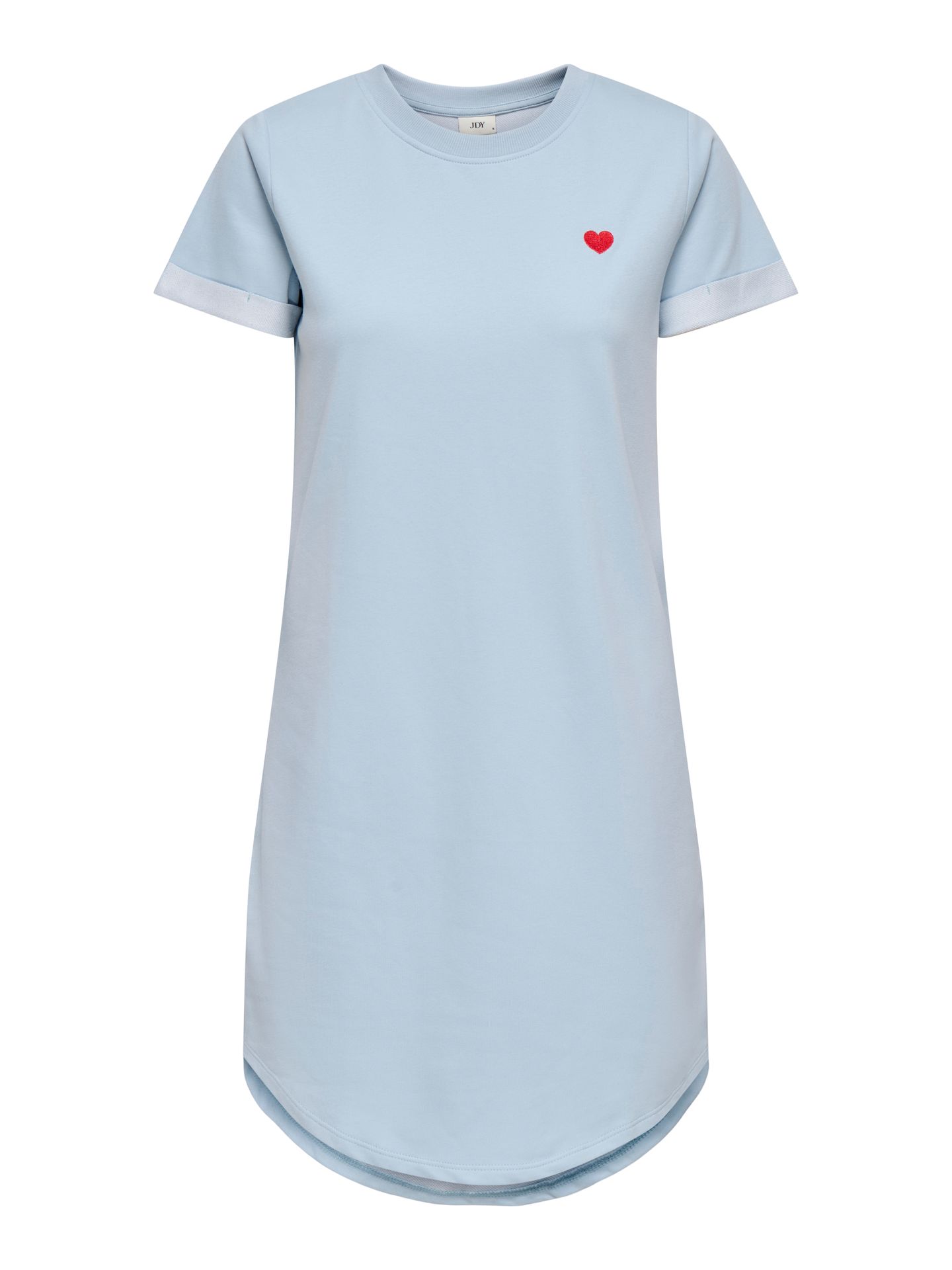 JDY JDYIVY S/S DRESS JRS NOOS Cashmere Blue/Melange 00109183-EKA26011400000645