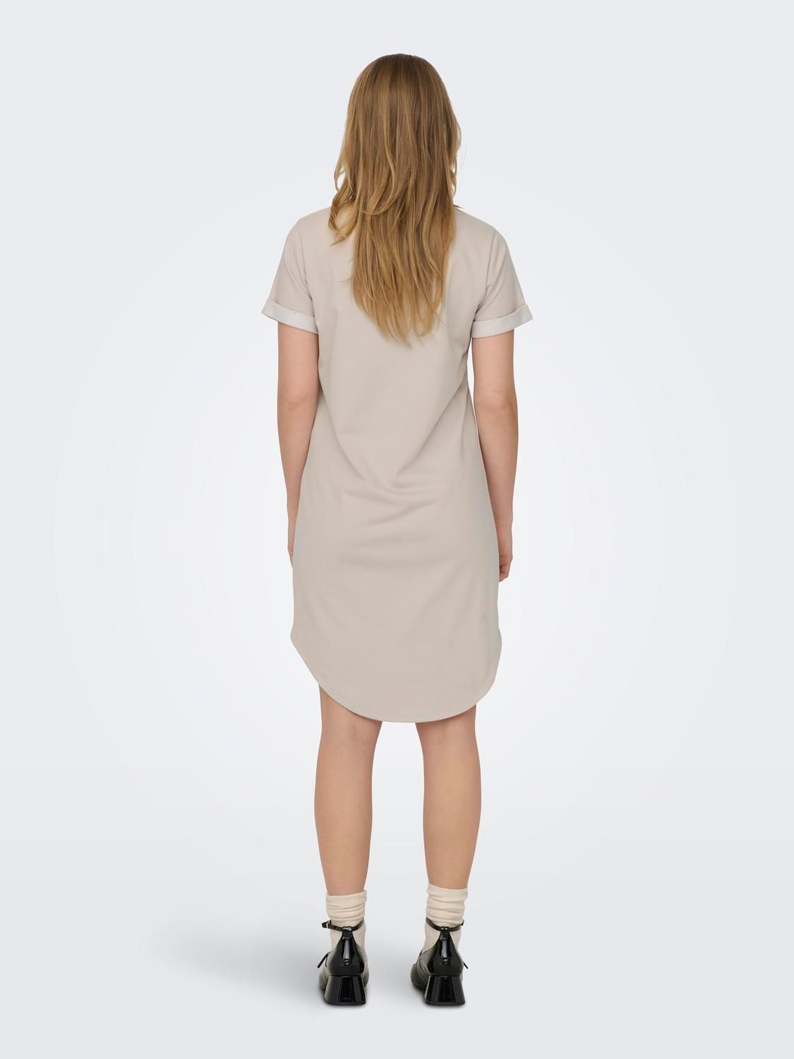 JDY JDYIVY S/S DRESS JRS NOOS Chateau Gray 2900149179033