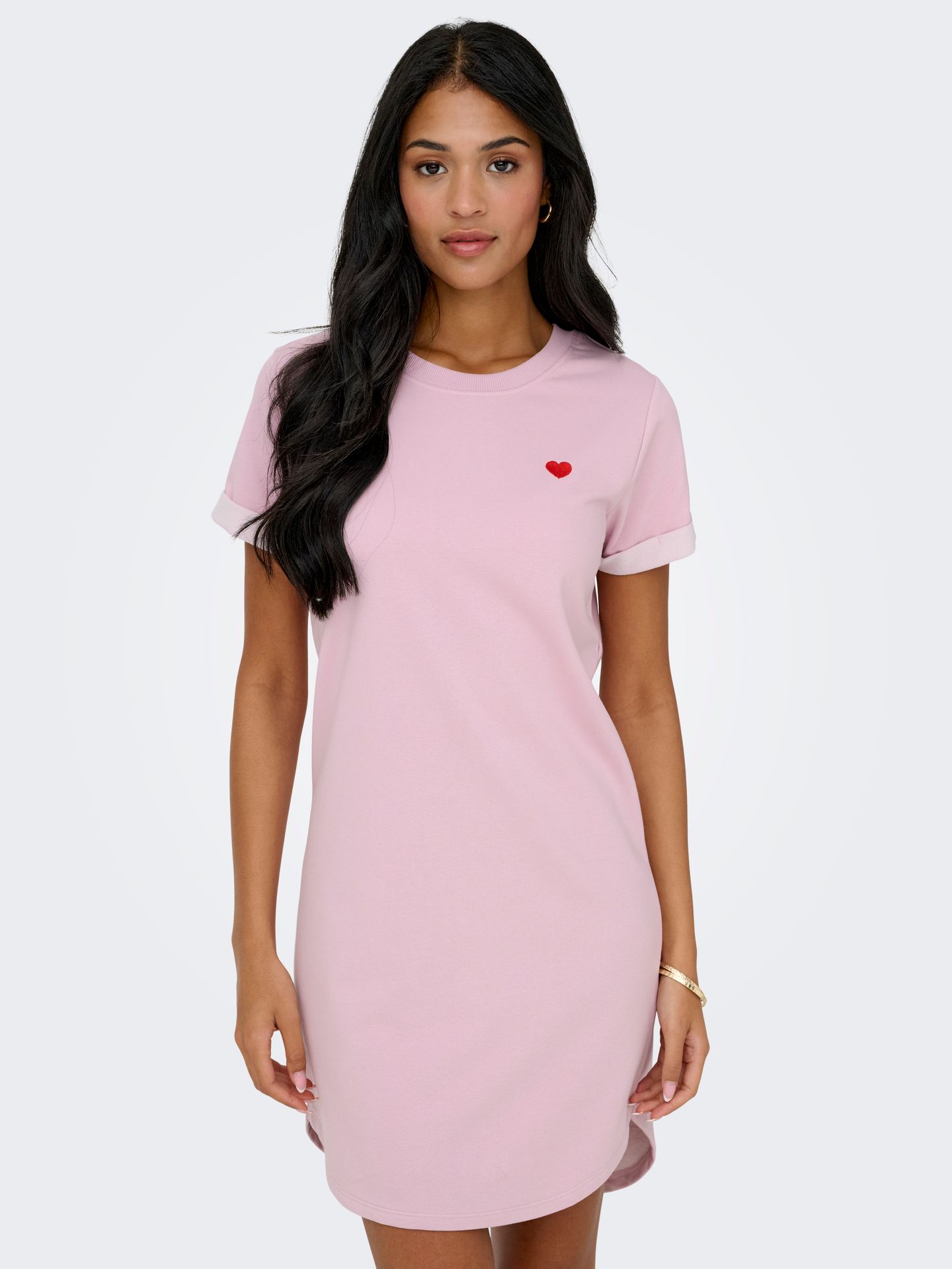 JDY JDYIVY S/S DRESS JRS NOOS Fragrant Lilac/MELANGE W. WHITE PEA 2900164003023