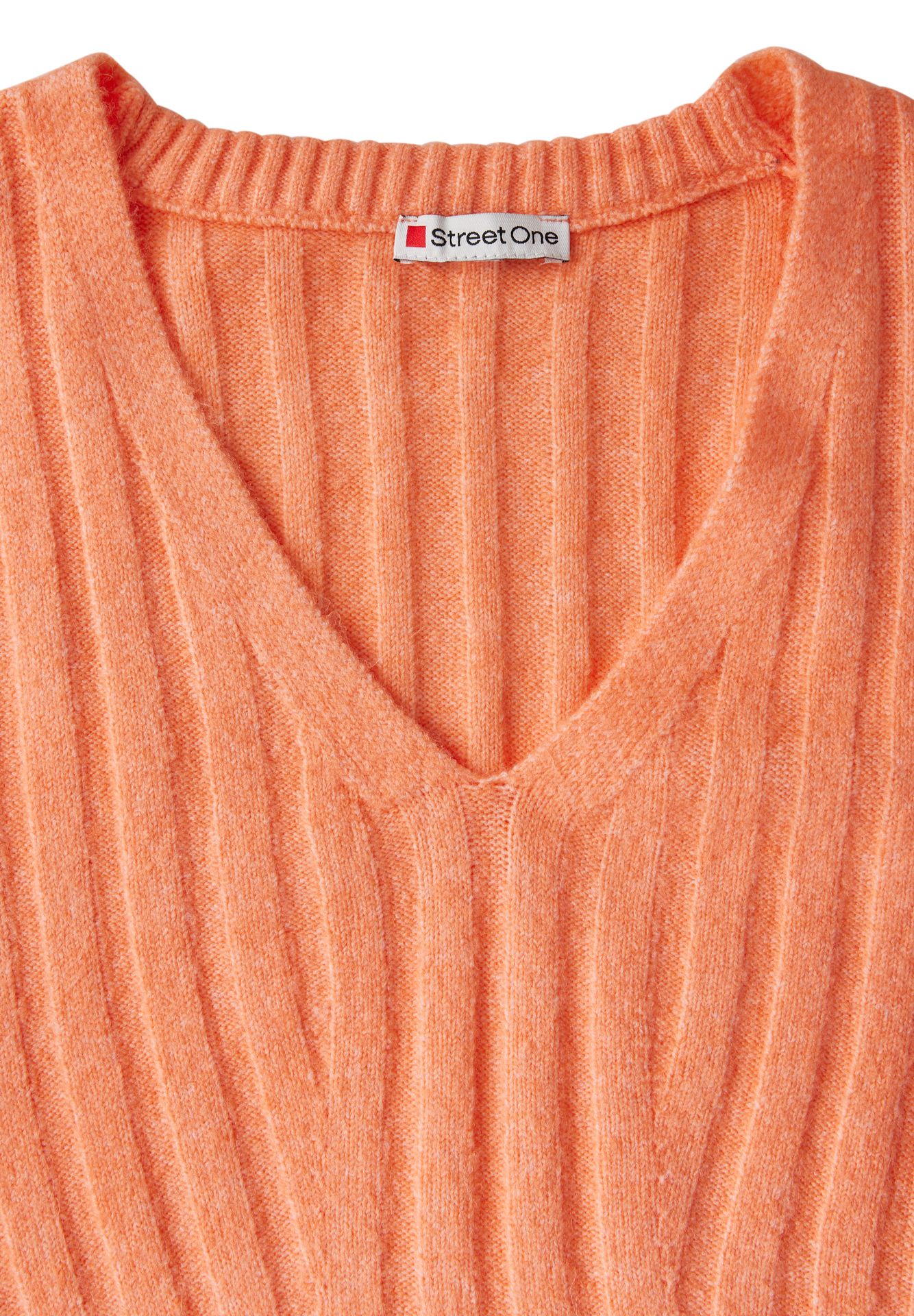 Street-One A302901 v-neck dolman peachwood orange melange 2900148818063