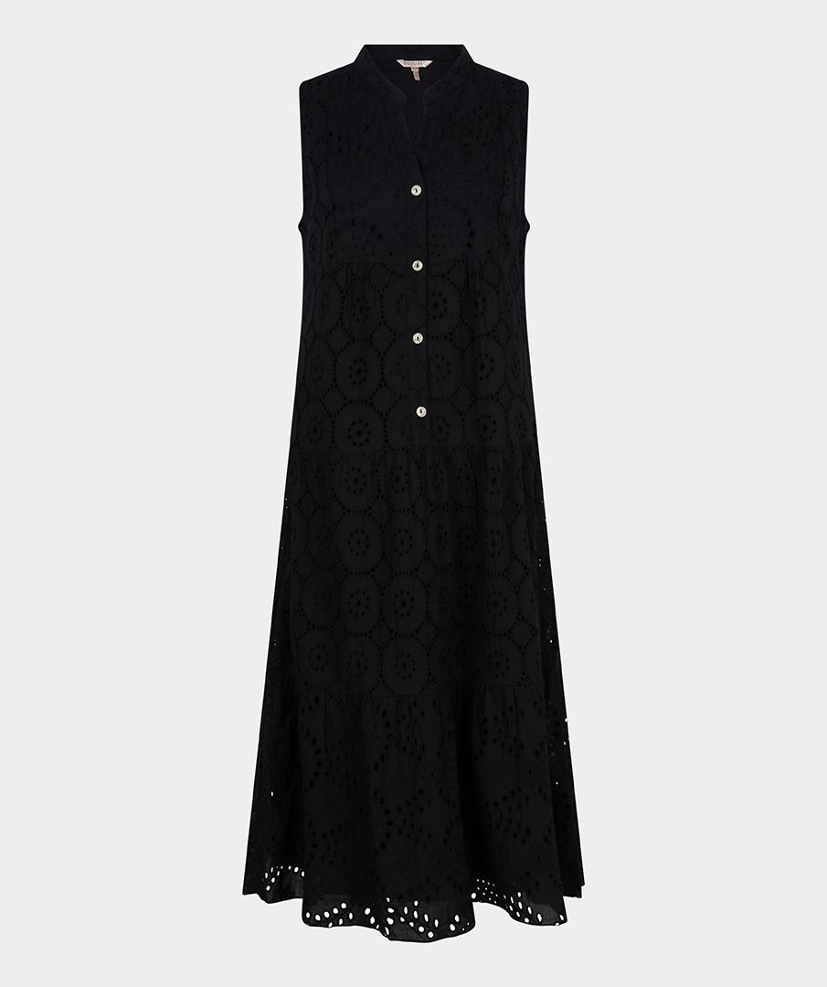 Esqualo Dress slv/lss cotton chiffly 000 black 00109296-EKA26009300000021