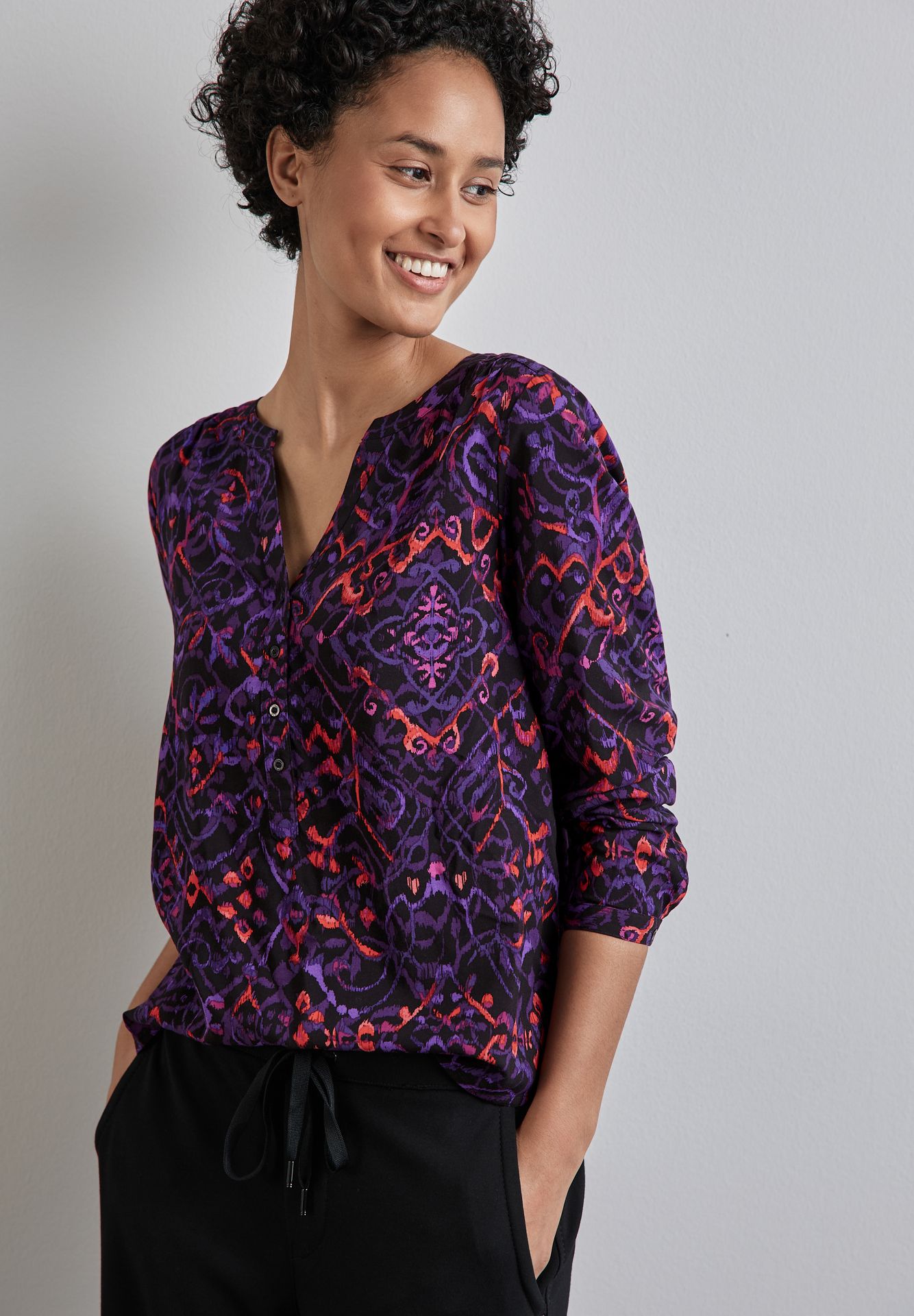 Street-One A345086 Style Bamika print black 2900149006025