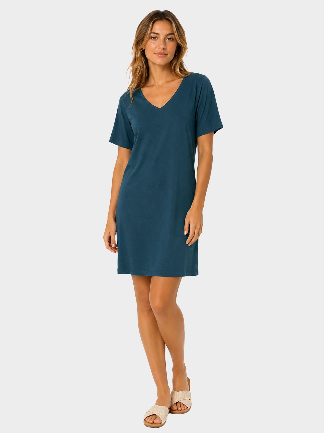Fos Fashion 1641 Uni Linnen petrol 00109337-B6