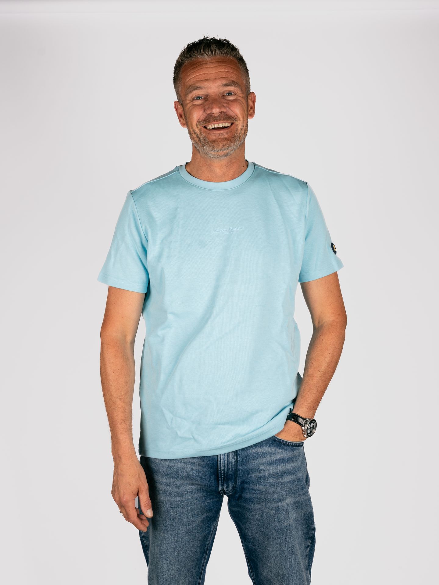 Donker Blauw DB-07 T-shirt Blue 2900149118063 Donker Blauw DB-07 T-shirt Blue 2900149118063