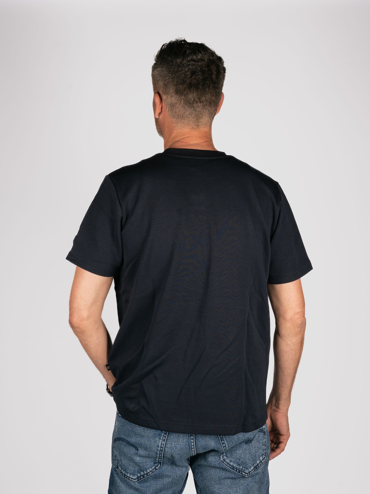 Donker Blauw DB-01 T-shirt Navy 2900149125085