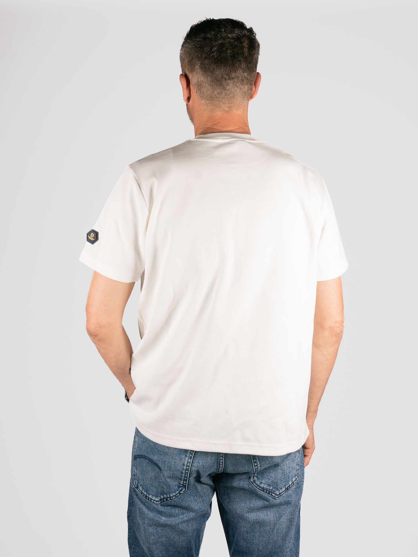 Donker Blauw DB-01 T-shirt ecru 2900149127089